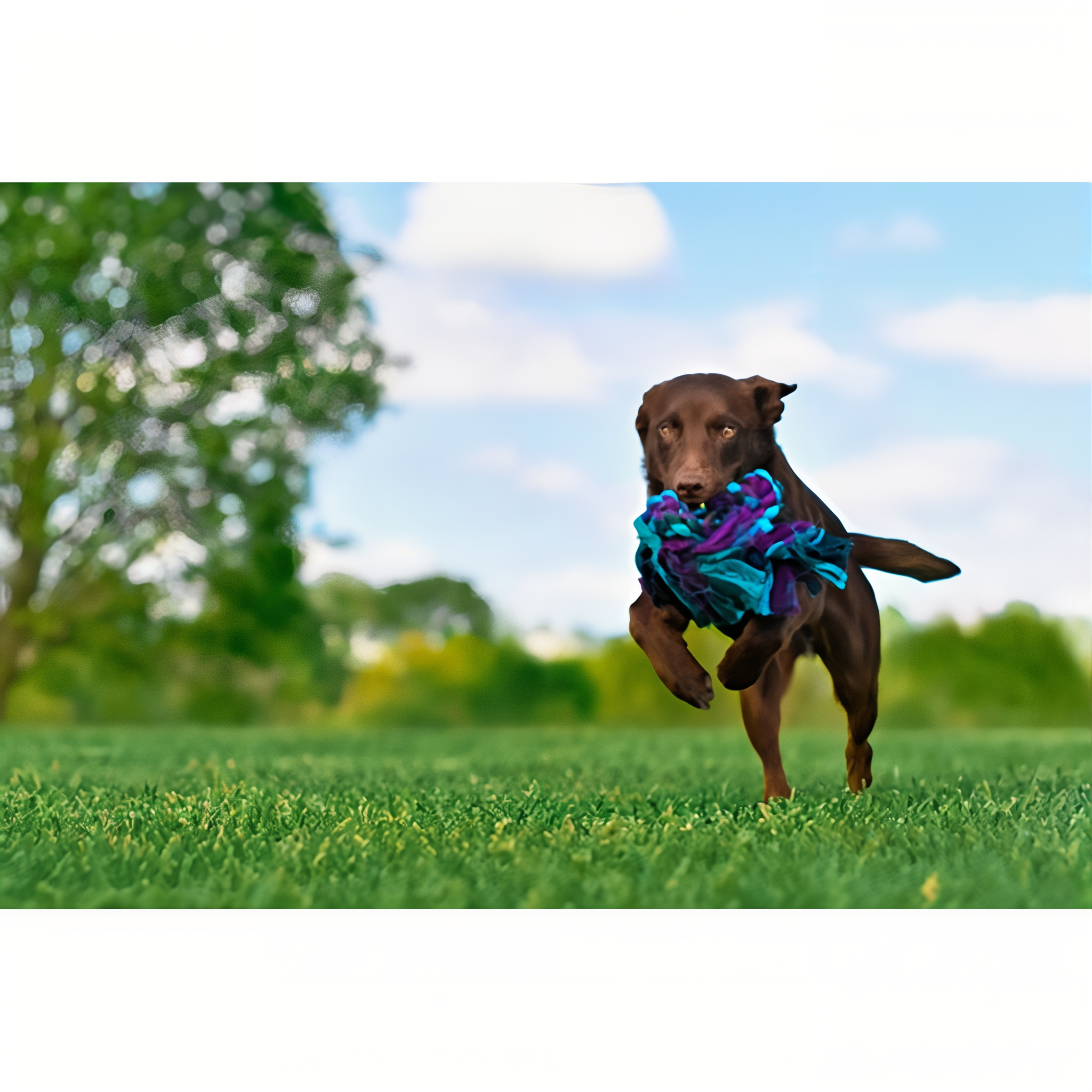 Mammoth Flossy Chews Color Rope Bone Dog Toy
