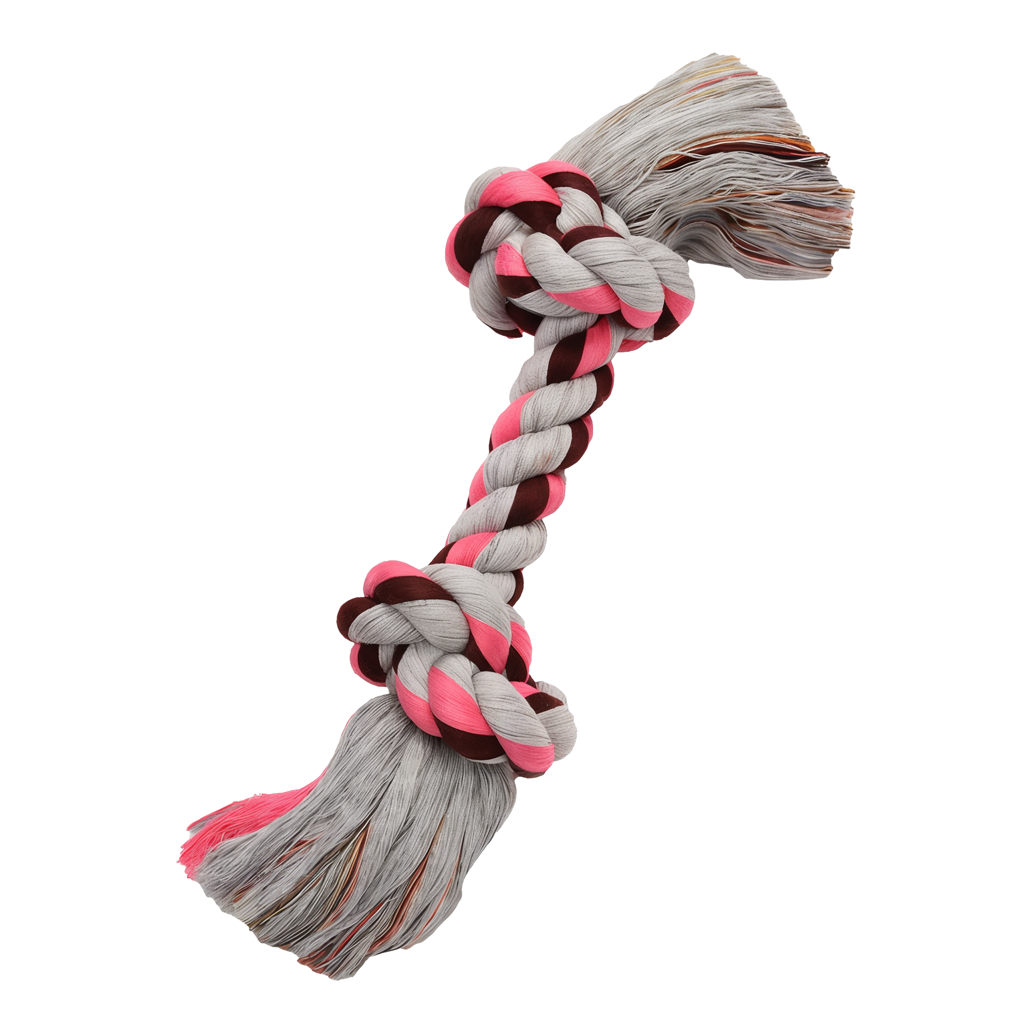 Mammoth Flossy Chews Color Rope Bone Dog Toy Colossal 19"