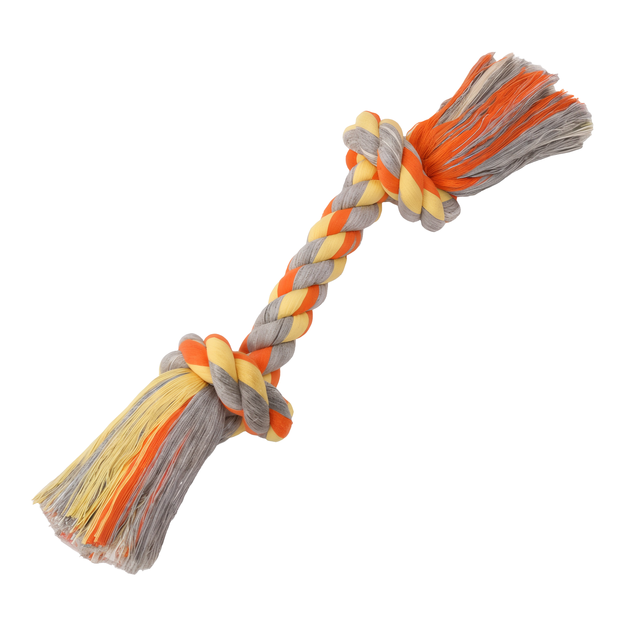 Mammoth Flossy Chews Color Rope Bone Dog Toy Large 14"