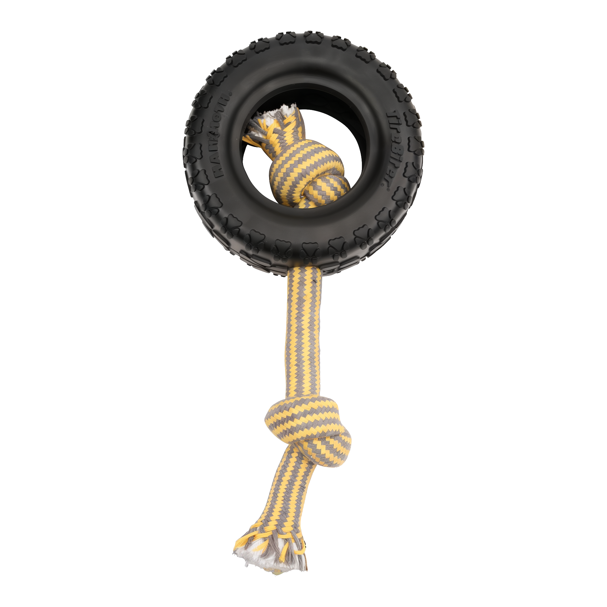 Mammoth TireBiter II with Cotton-Poly Rope Dog Toy X-Large 7"