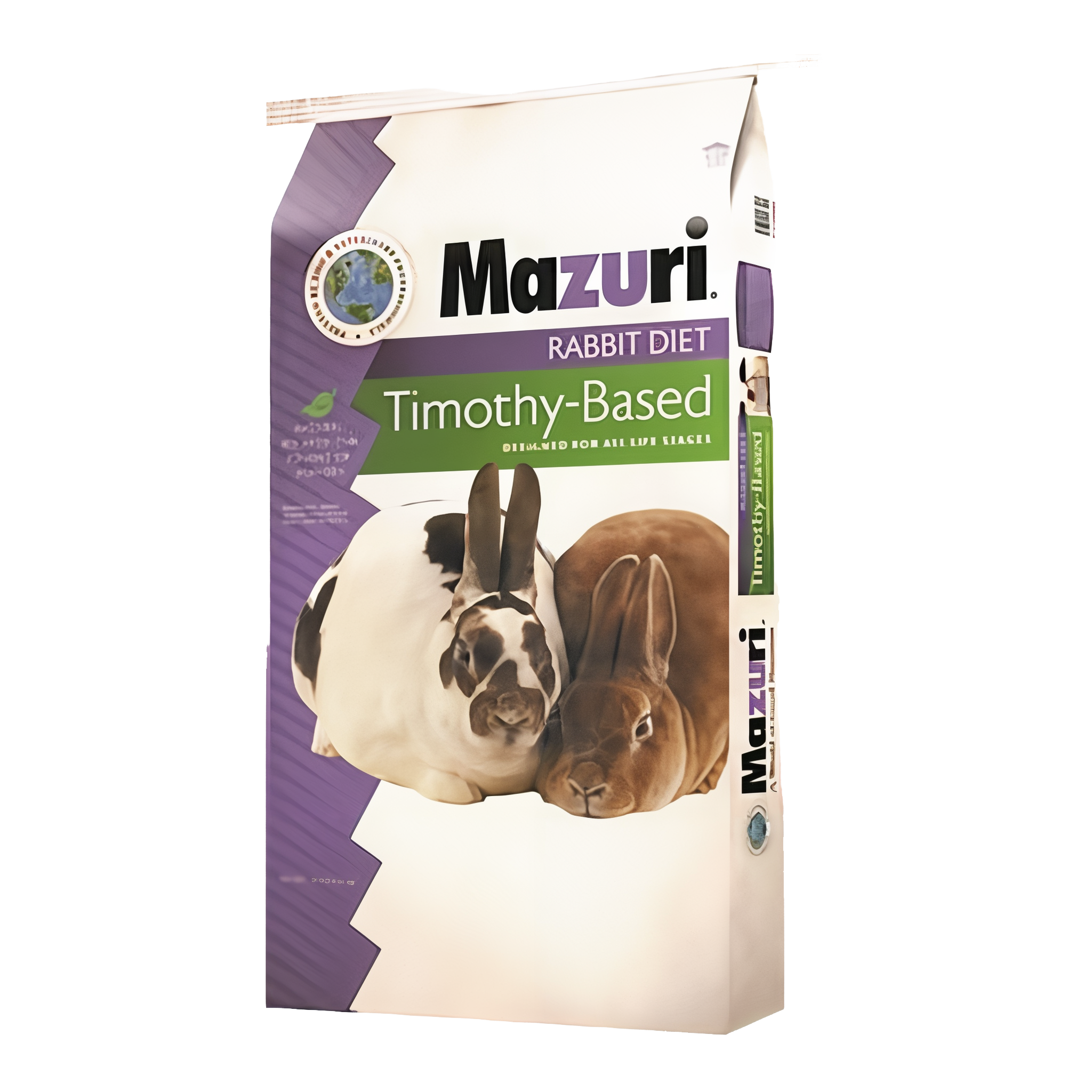 Mazuri Rabbit Diet Nutritionally Complete Timothy Hay-Based Rabbit Food