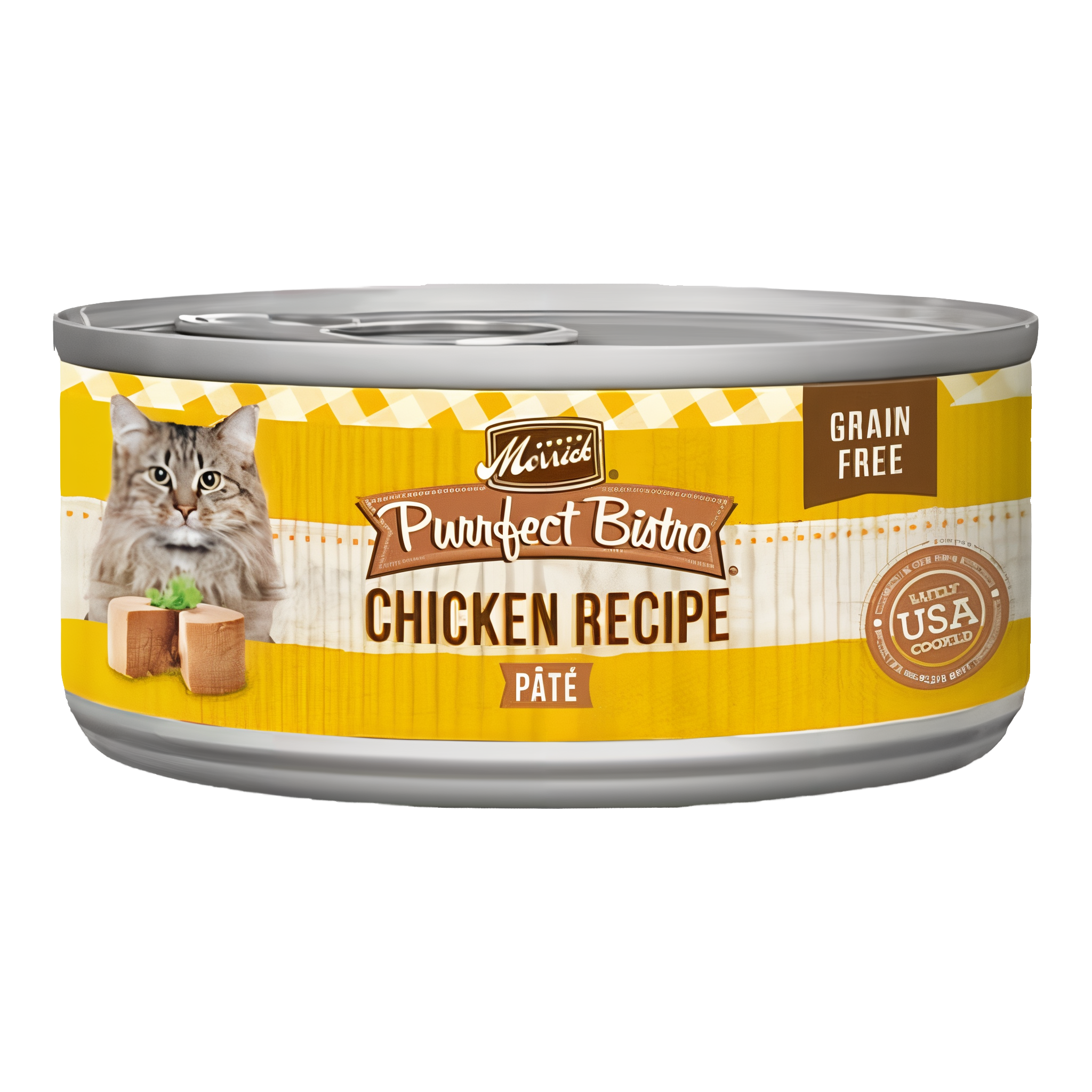 Merrick Purrfect Bistro Grain Free Wet Cat Food Chicken Recipe Pate