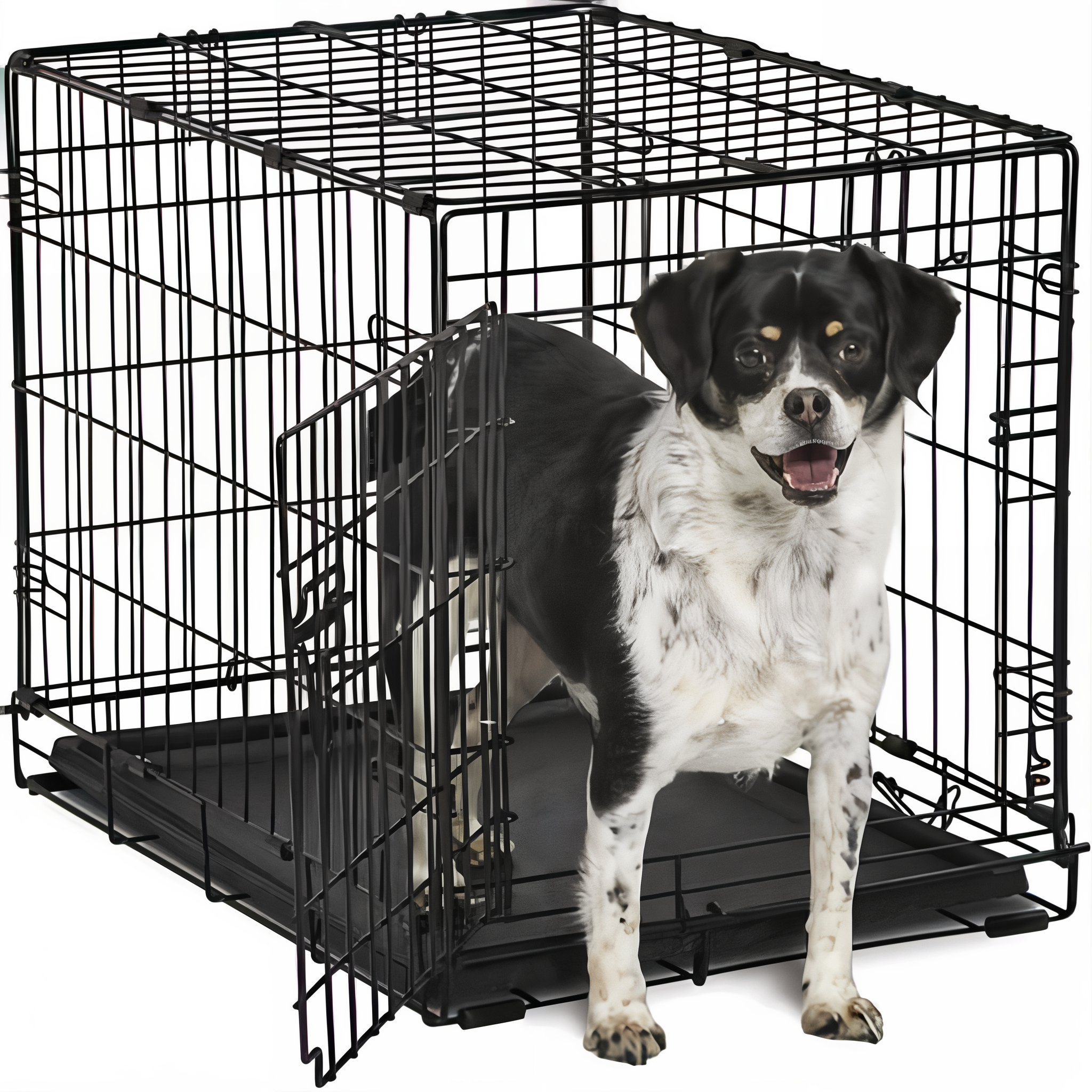 MidWest Homes for Pets Plastic Pet Crate for Dogs