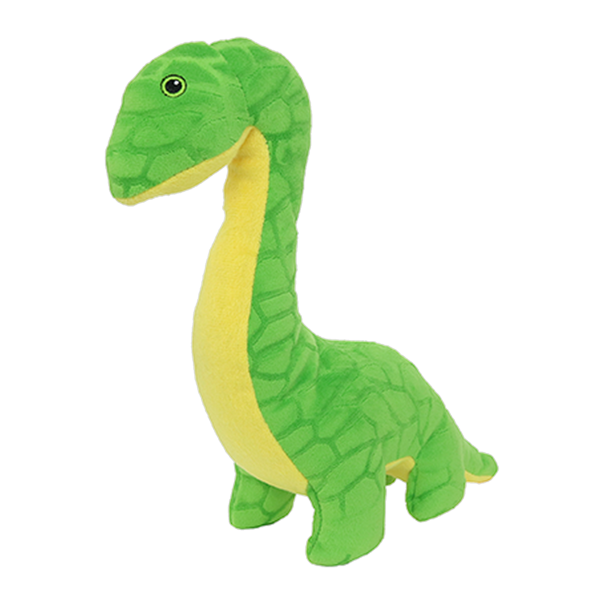 Mighty Dino Brachiosaurus Dog Toy three-quarter view