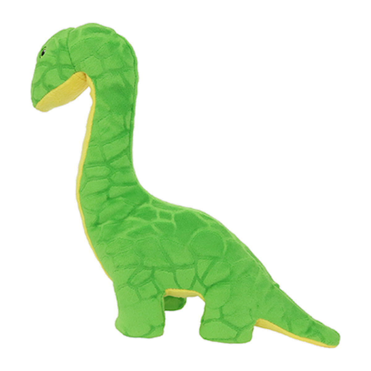 Mighty Dino Brachiosaurus Dog Toy front view