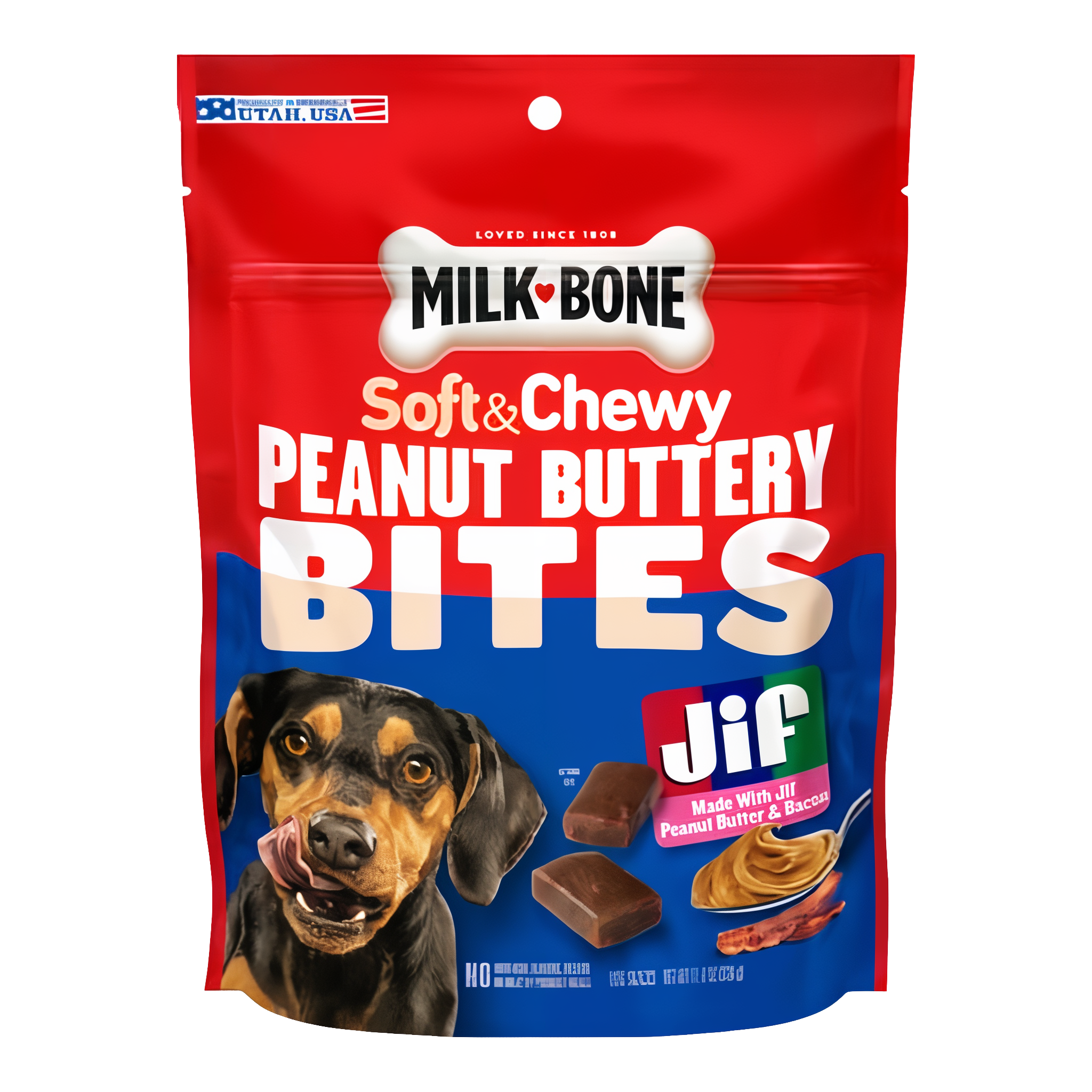Milk-Bone Bacon and Peanut Butter Flavor Chewy Dog Treats