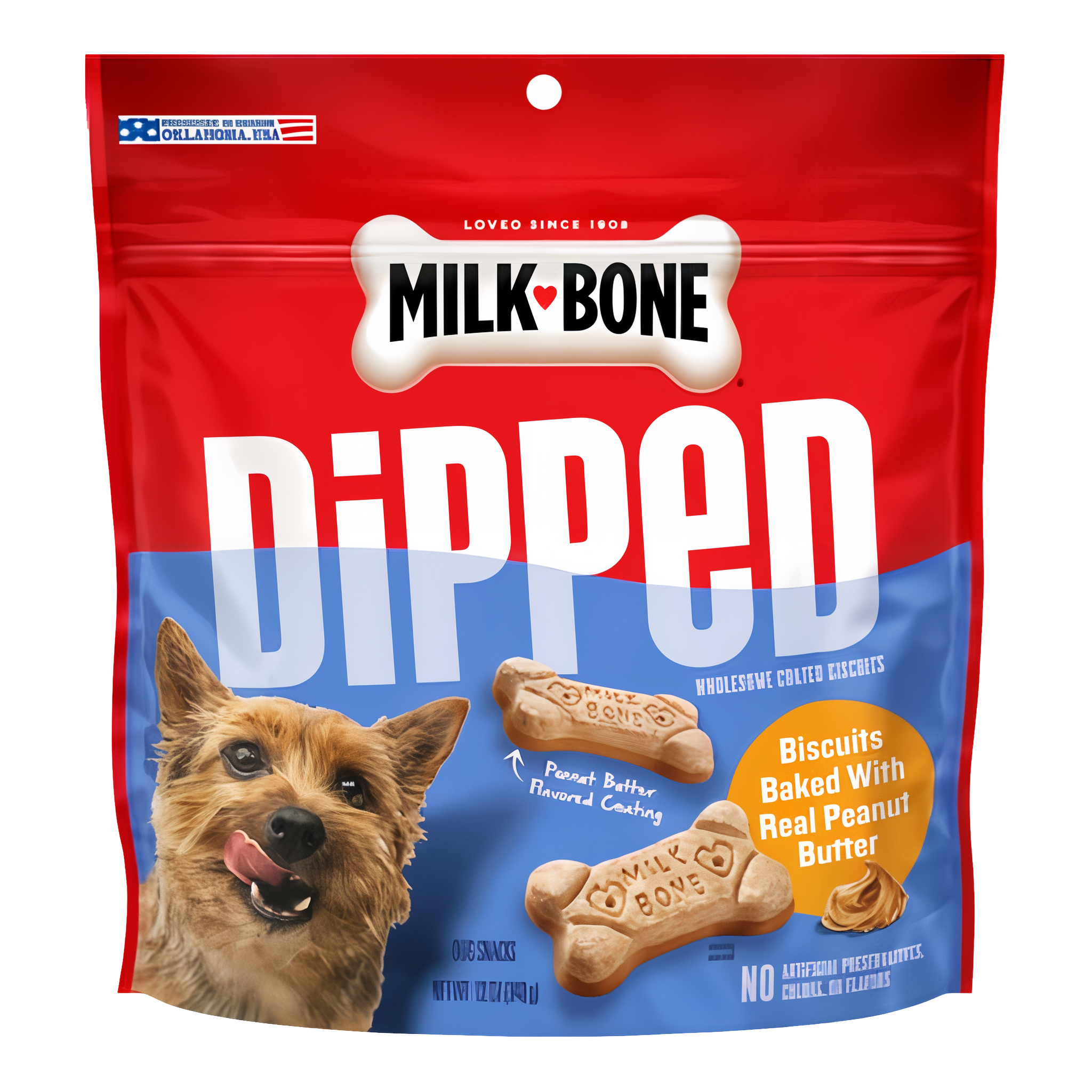 Milk-Bone Dipped Peanut Butter Crunchy Dog Treats