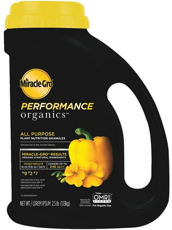 Miracle-Gro Performance Organics All Purpose Plant Nutrition Granules