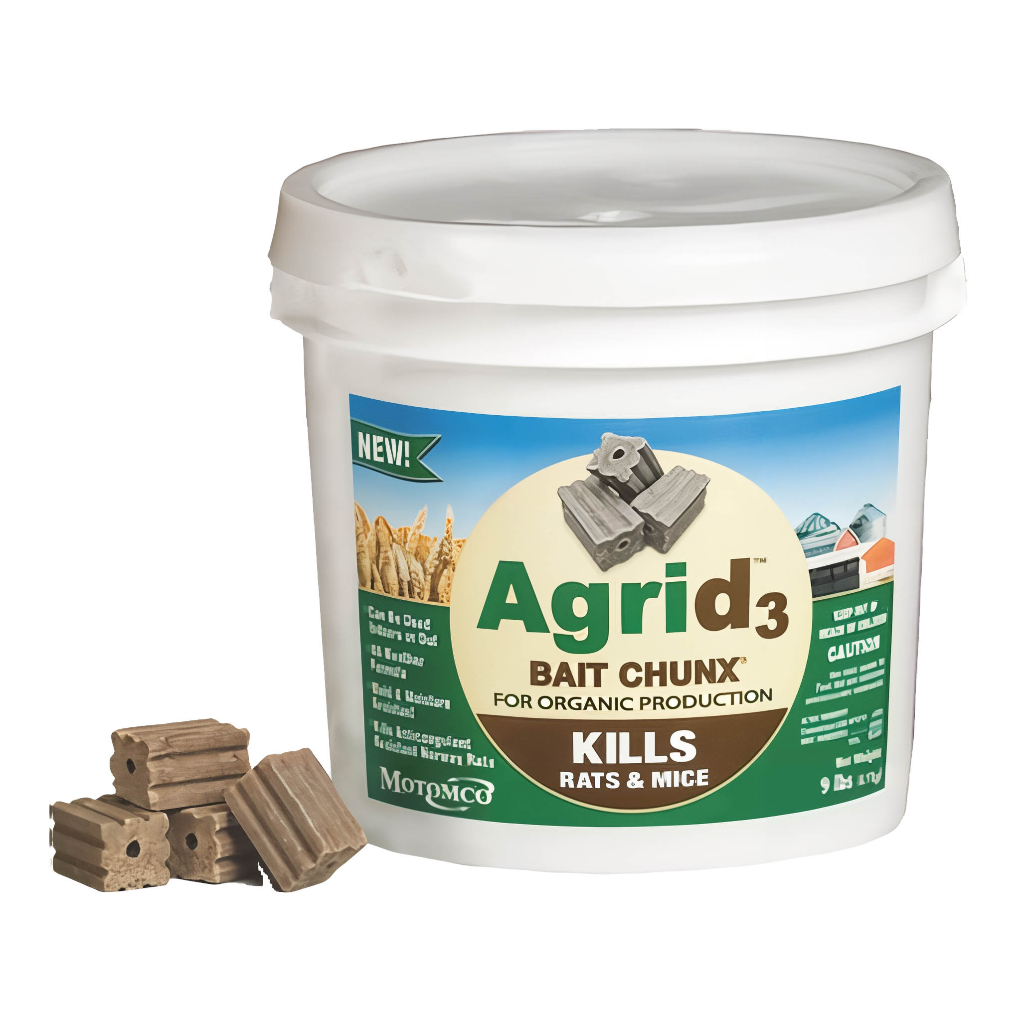 Motomco Agrid 3 Bait Chunx
