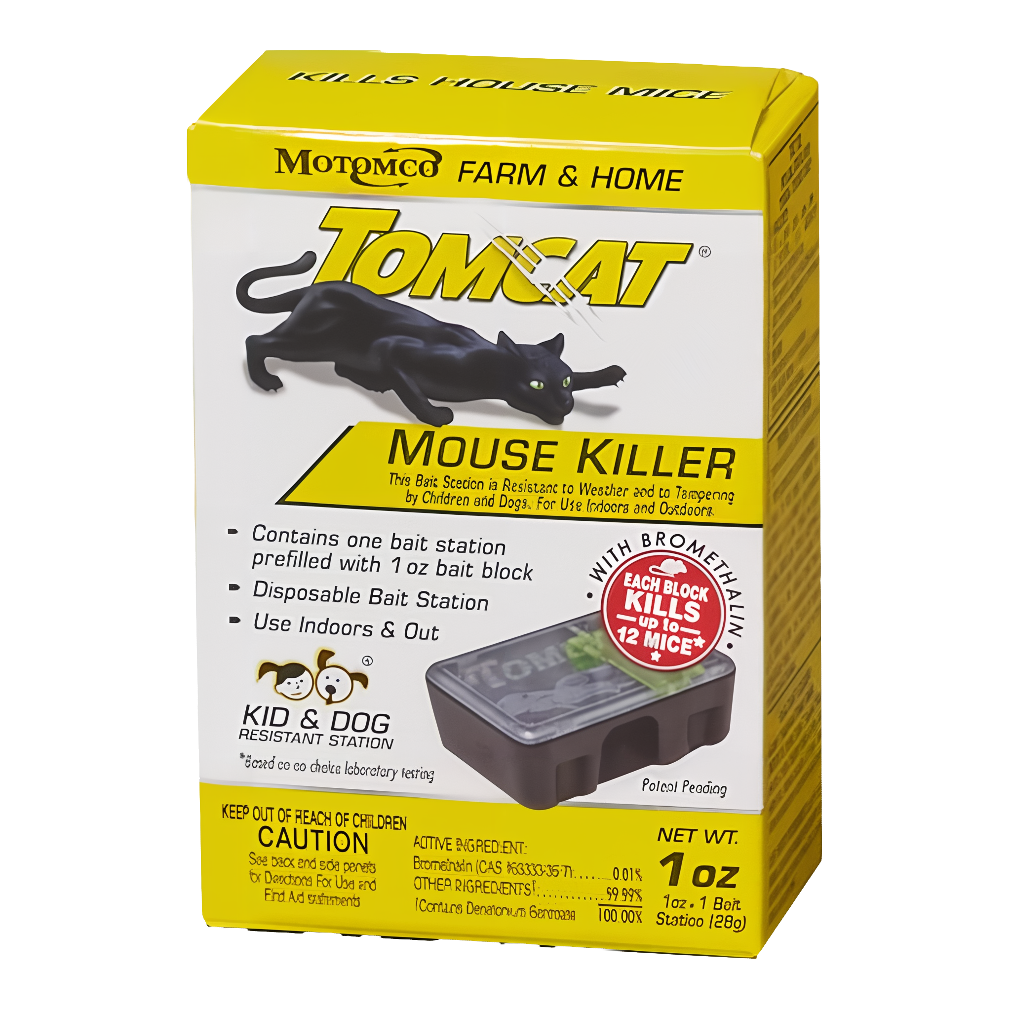 Motomco D-Tomcat Disposable Mouse Killer