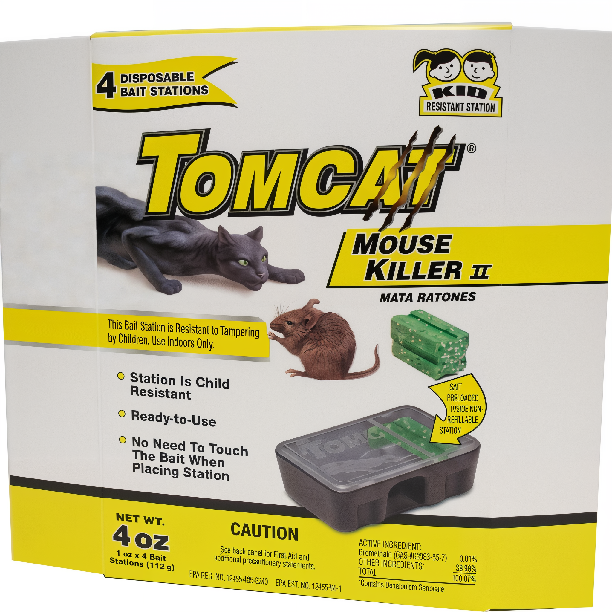 Tomcat Mouse Killer II Disposable Bait Stations