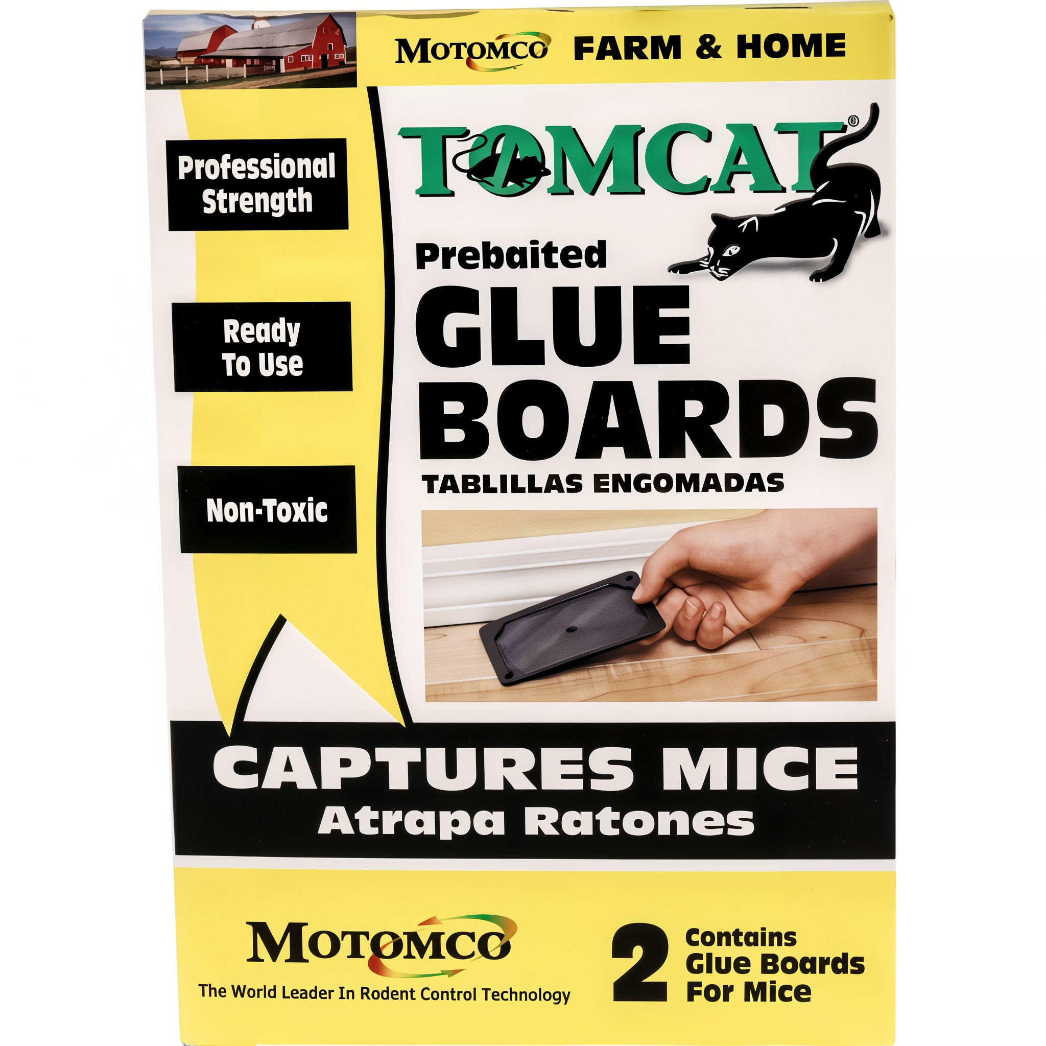Tomcat Prebaited Glue Board Mouse Traps