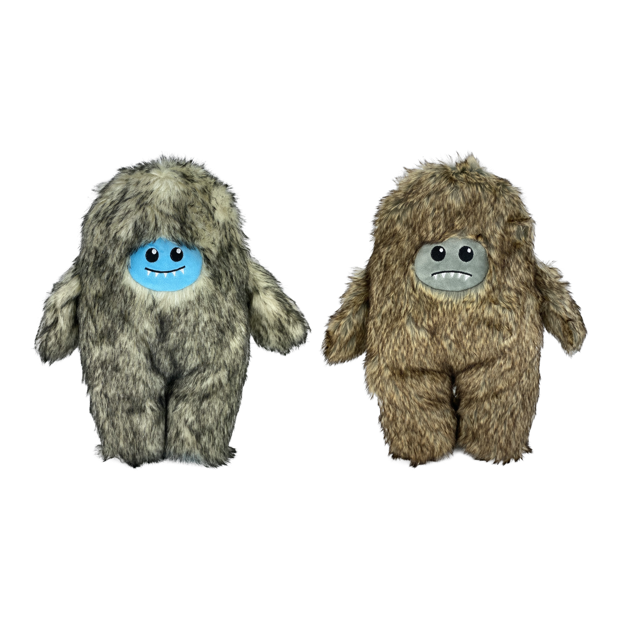 Both Yeti Betty styles side by side showing their unique furry monster expressions