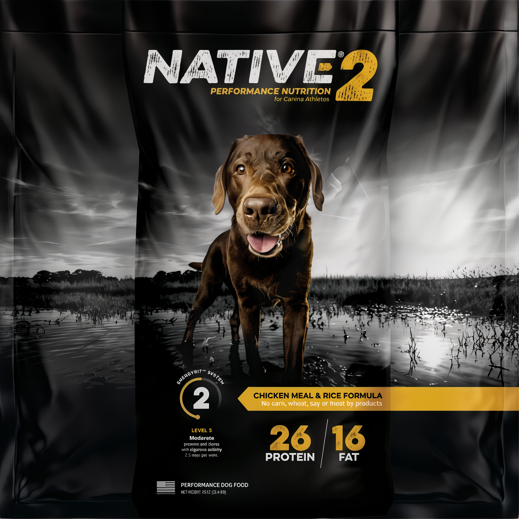 Native Level 2 Performance Nutrition Dry Dog Food