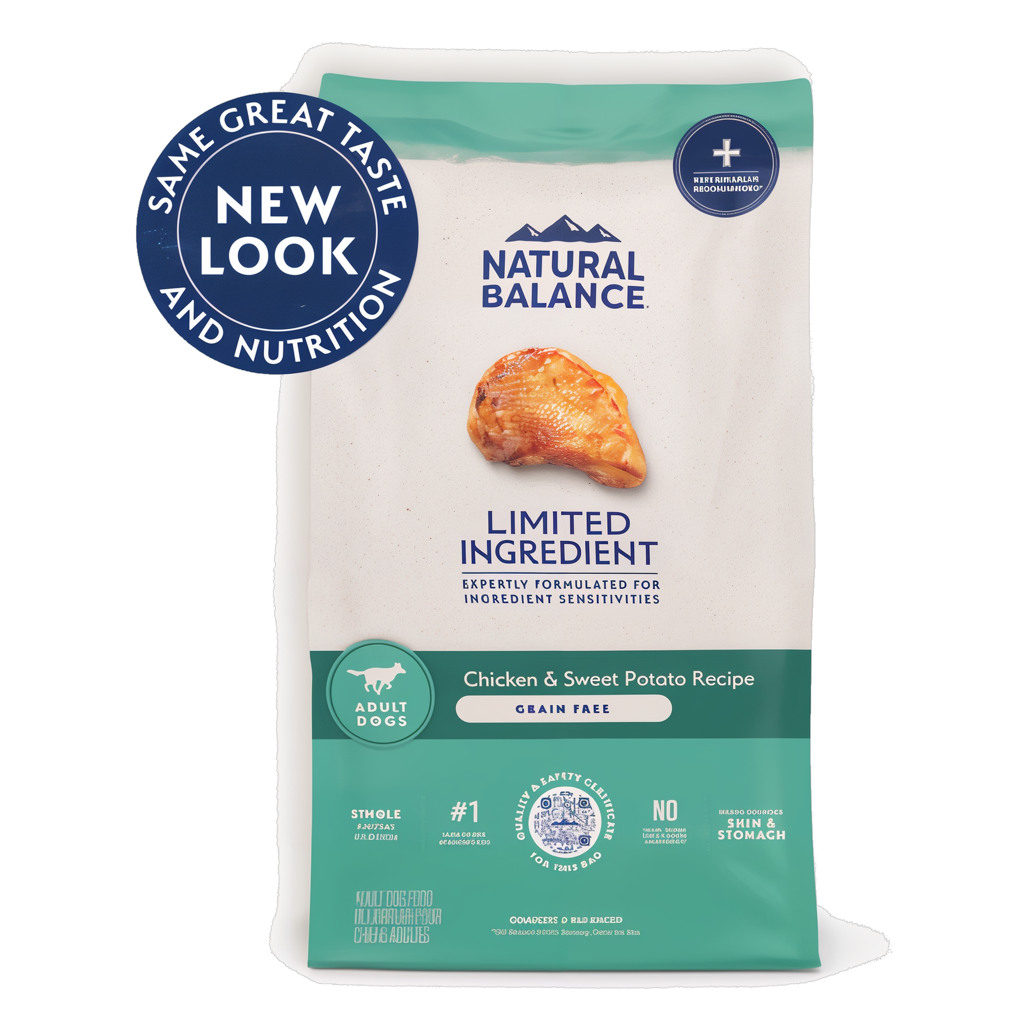 Natural Balance Limited Ingredient Grain Free Chicken & Sweet Potato Recipe Dry Dog Food, 24 lb bag