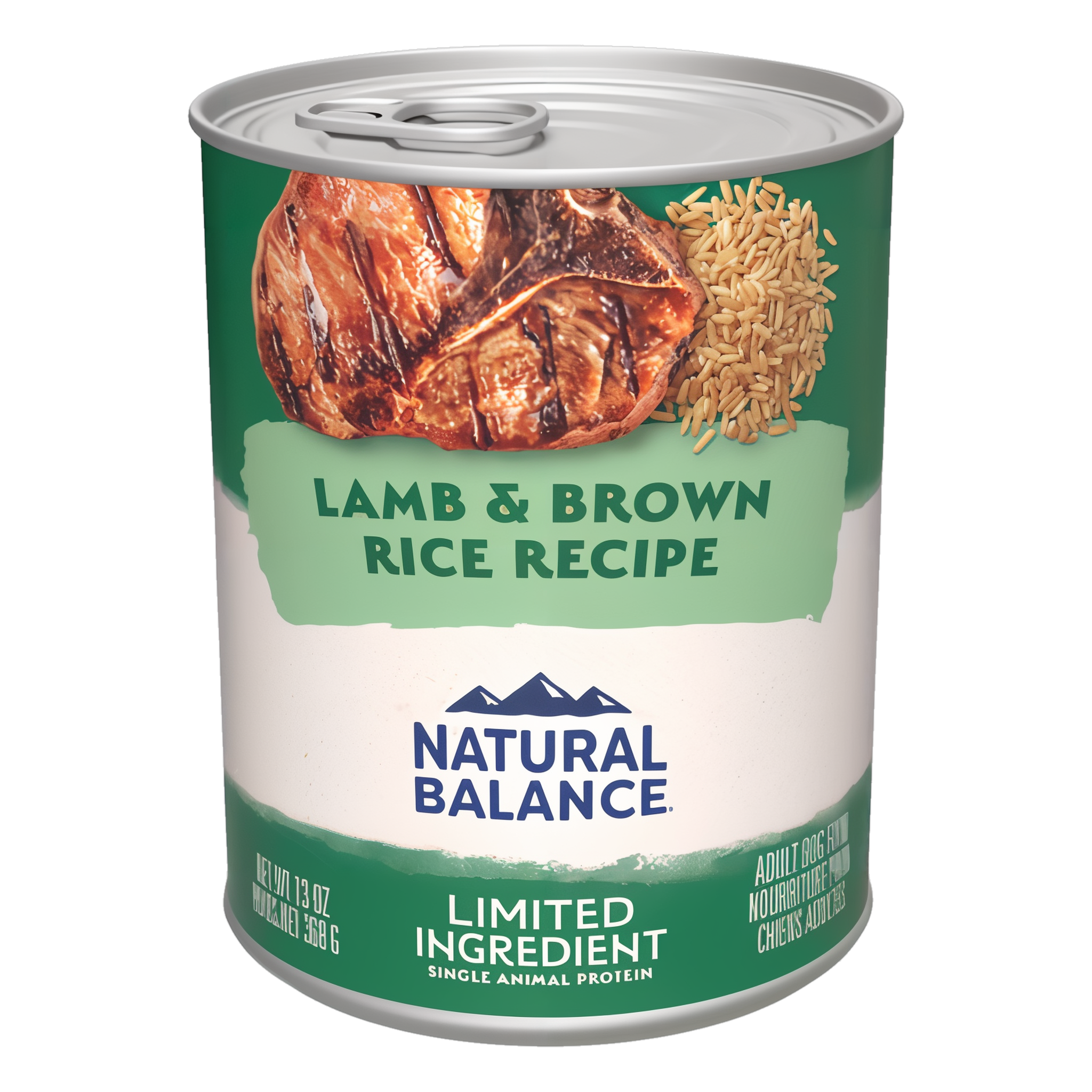 Natural Balance Limited Ingredient Lamb & Brown Rice Recipe Paté Wet Dog Food, 13 oz