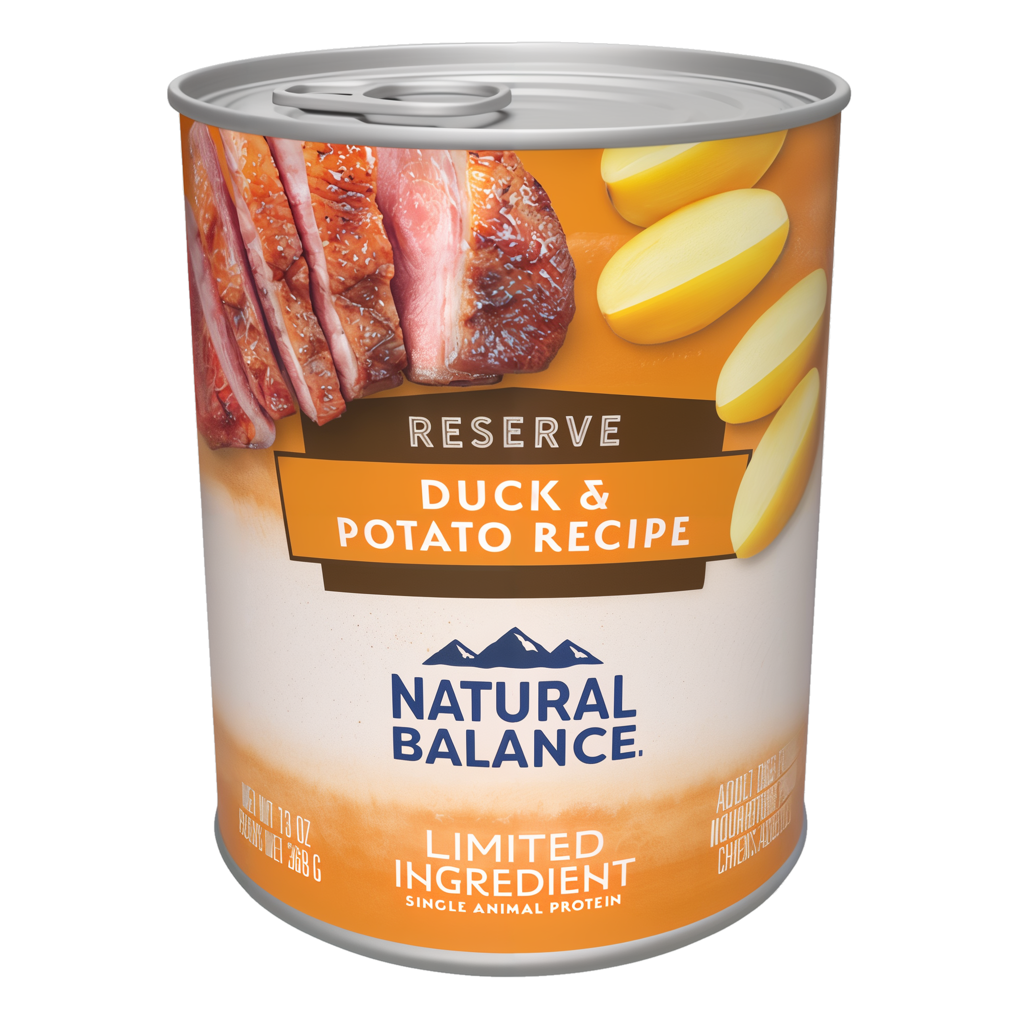Natural Balance Limited Ingredient Reserve Grain Free Duck & Potato Recipe Wet Dog Food, 13 oz