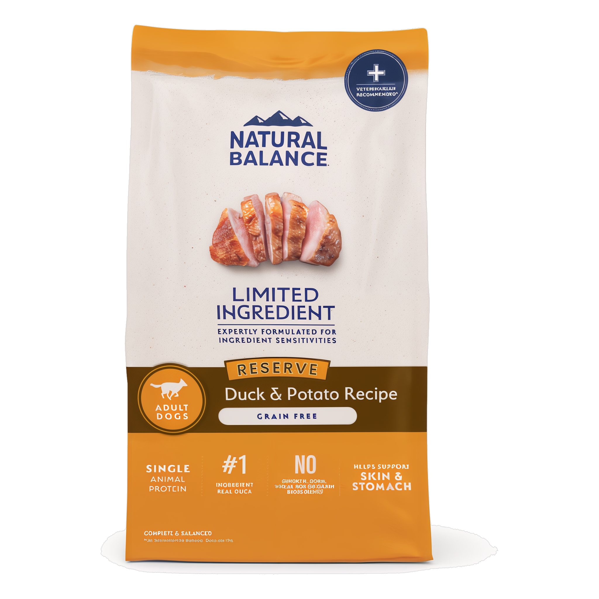 Natural Balance Limited Ingredient Reserve Grain Free Duck & Potato Recipe Dry Dog Food, 12 lb bag