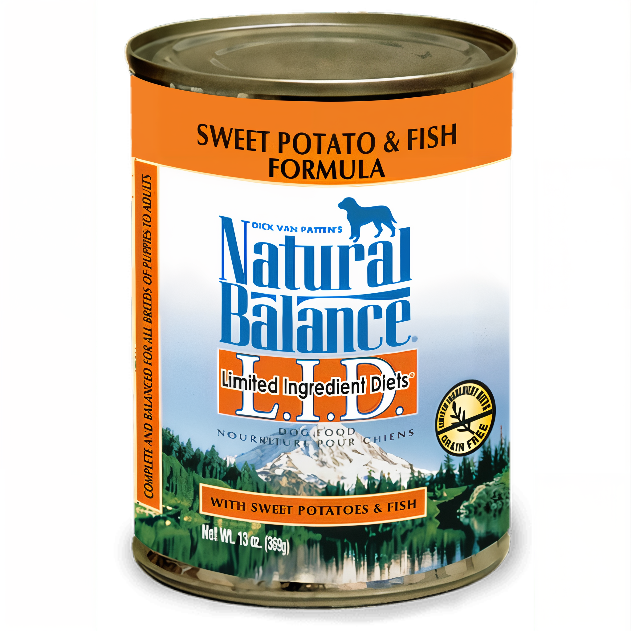 Natural Balance L.I.D. Limited Ingredient Diets Canned Wet Dog Food, Grain Free, Fish and Sweet Potato Formula