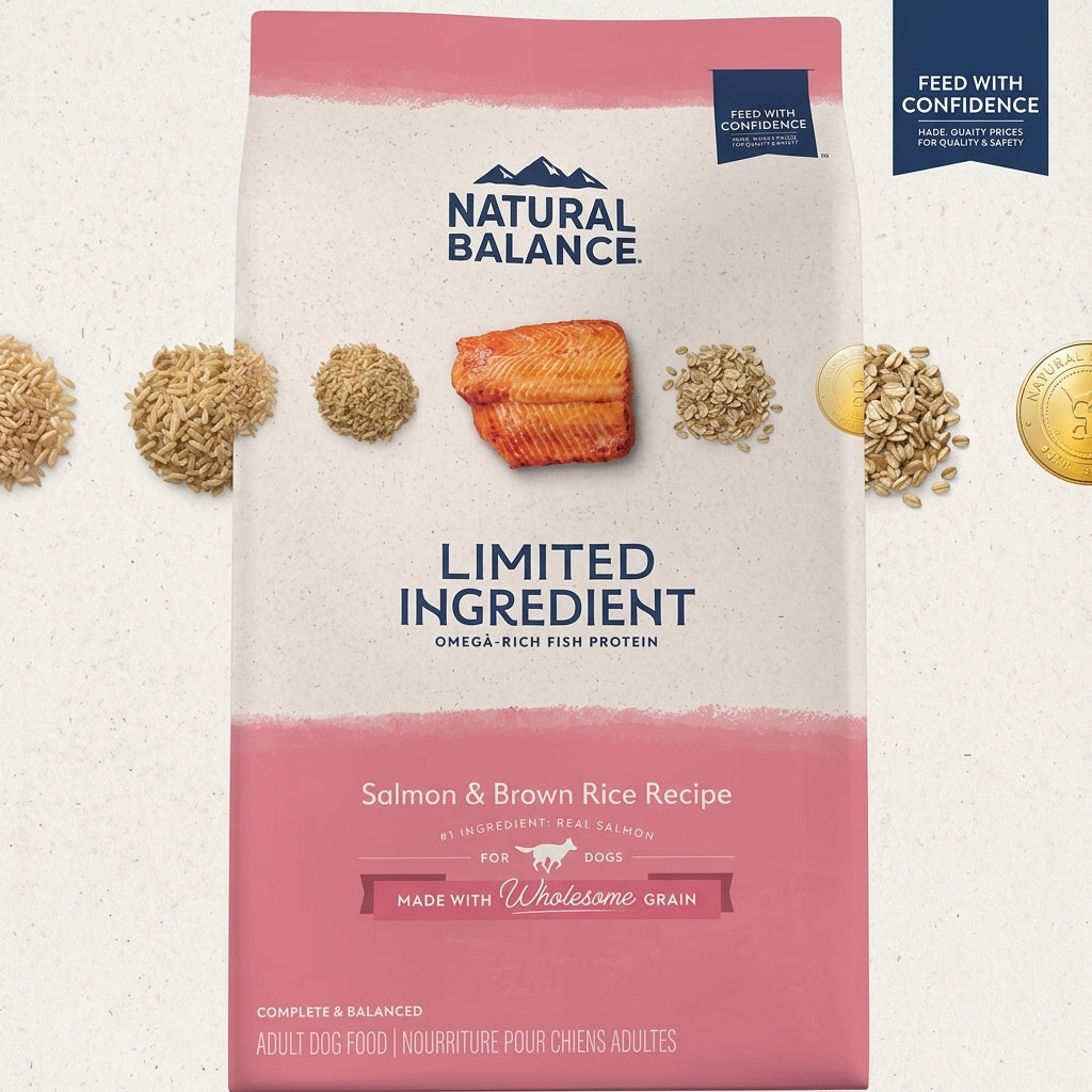 Natural Balance Limited Ingredient Salmon & Brown Rice Recipe Adult Dry Dog Food