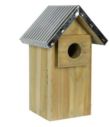 Wild Wings Galvanized Weathered Cedar Bluebird House