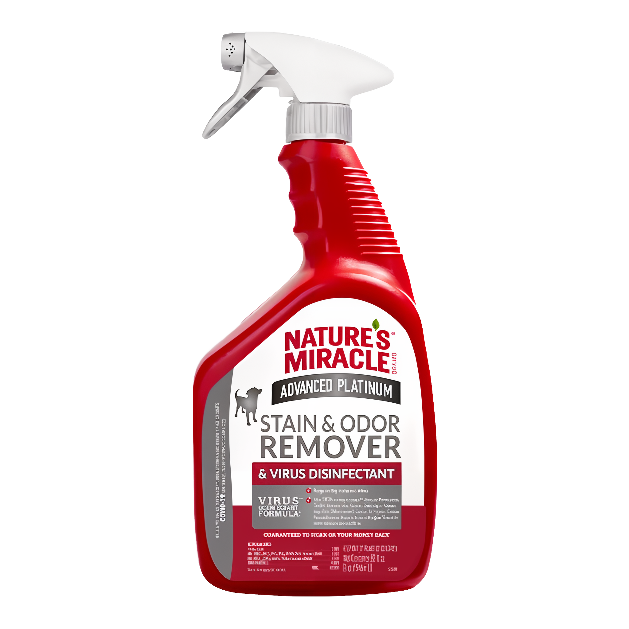 Nature's Miracle Advanced Platinum Stain & Odor Remover & Virus Disinfectant package front