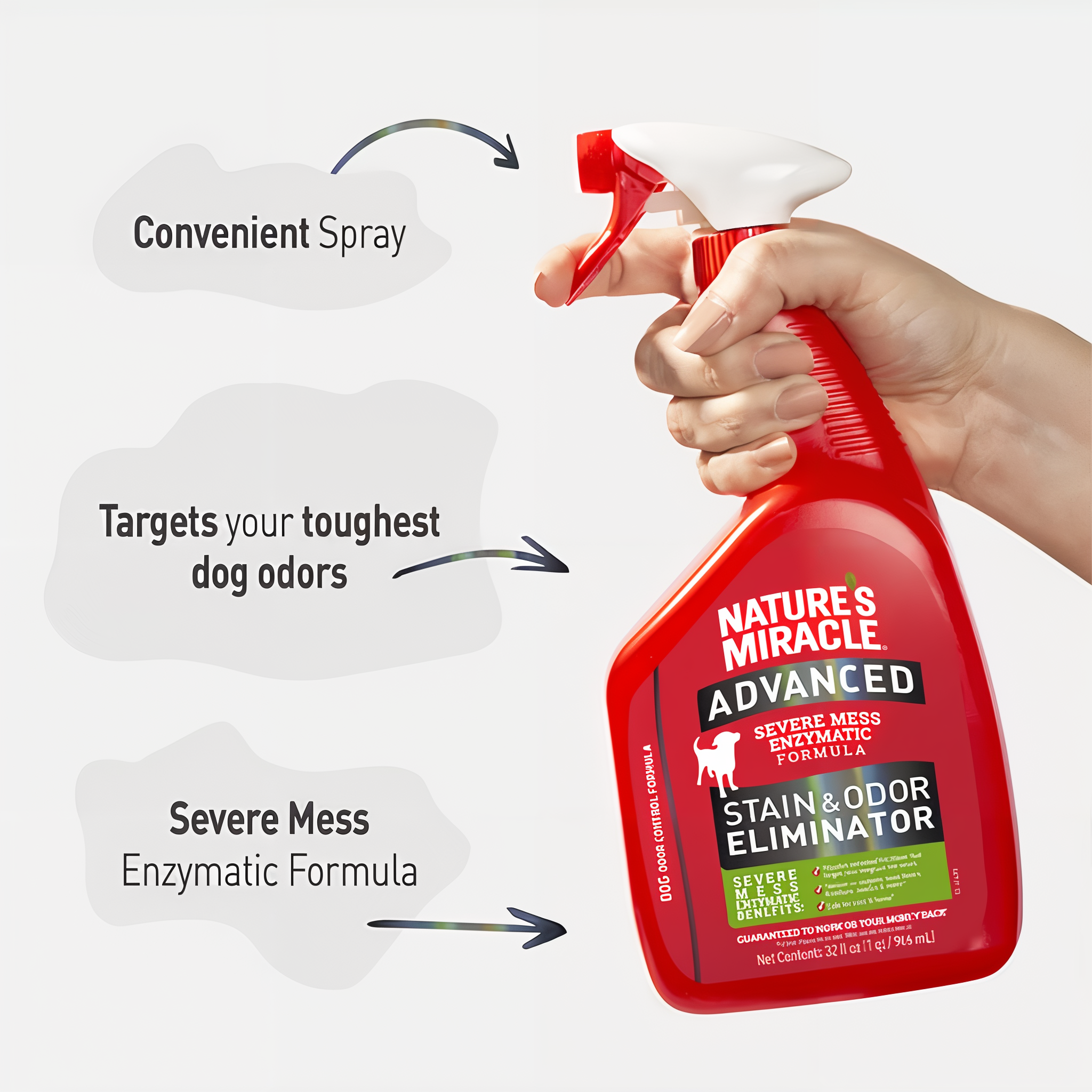 Nature's Miracle Advanced Stain & Odor Eliminator mainimages stainandodor advanced 04 benefits