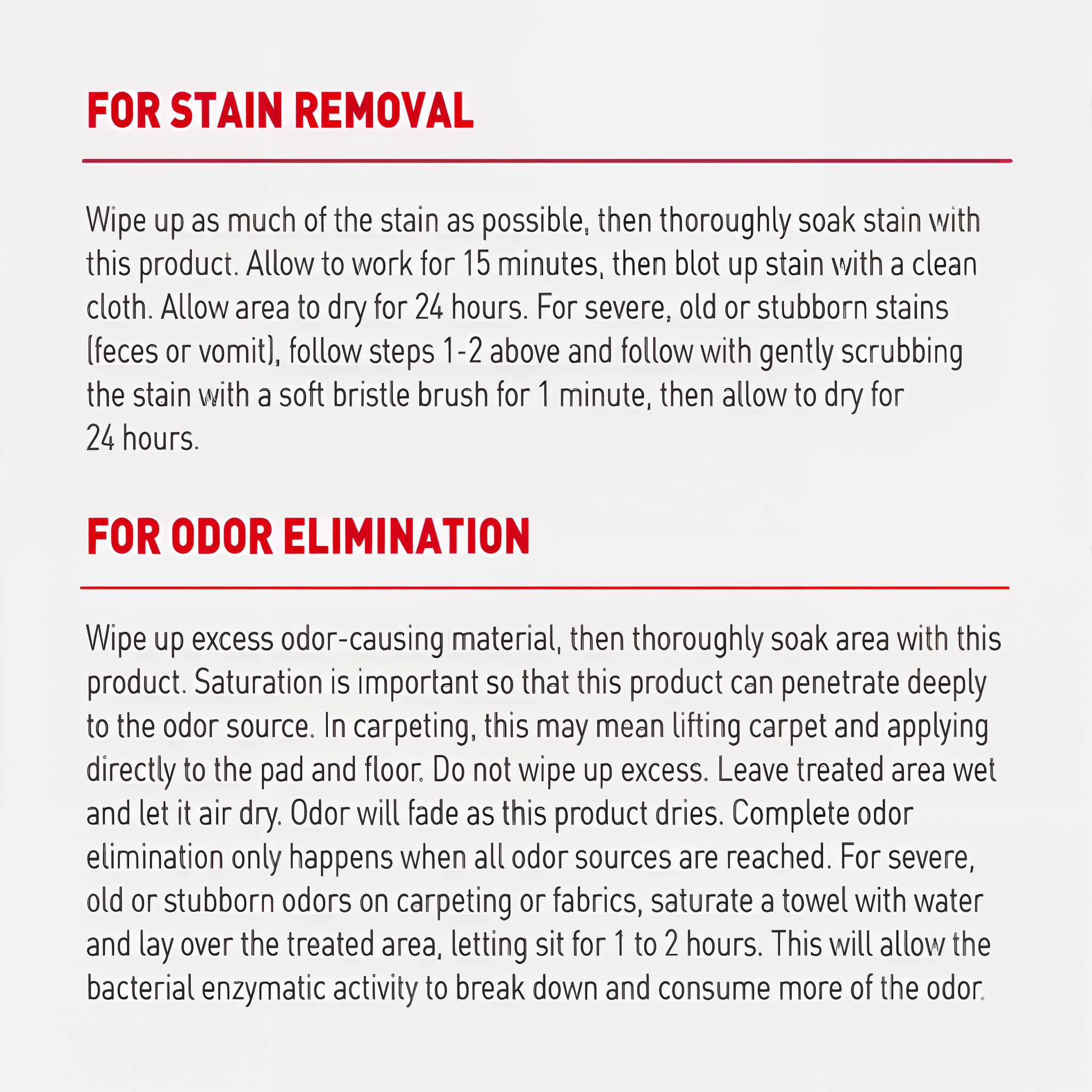 Nature's Miracle Advanced Stain and Odor Eliminator Foam Dog adv dog sofoam g04 directions