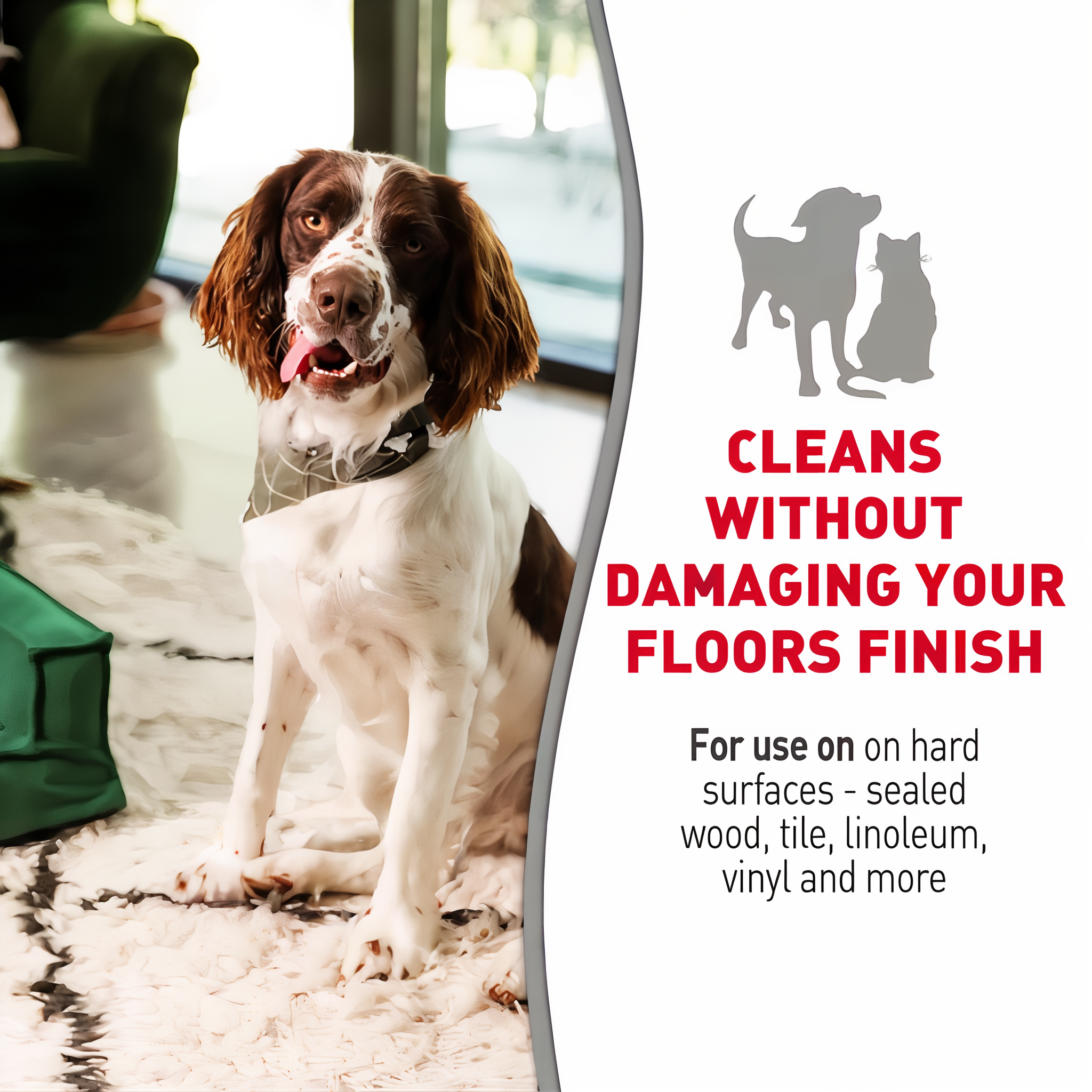 Nature's Miracle Dual-Action Hard Floor Cleaner apc hardfloorcleaner rtu 24oz g03 cleanswithoutdamaging