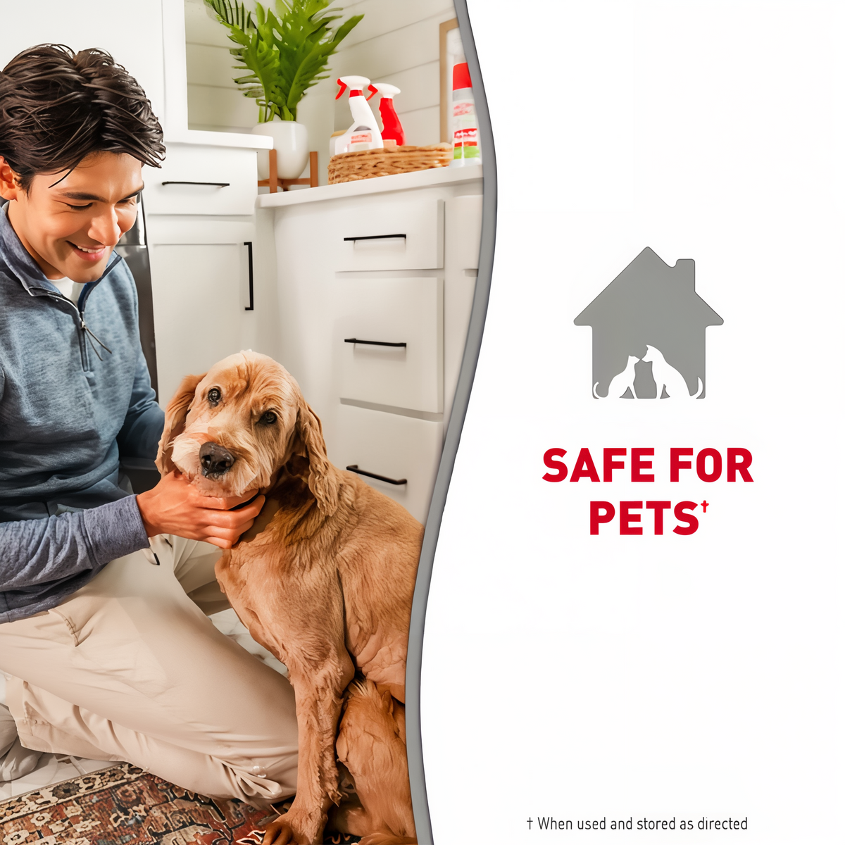 Safe for pets when used and stored as directed