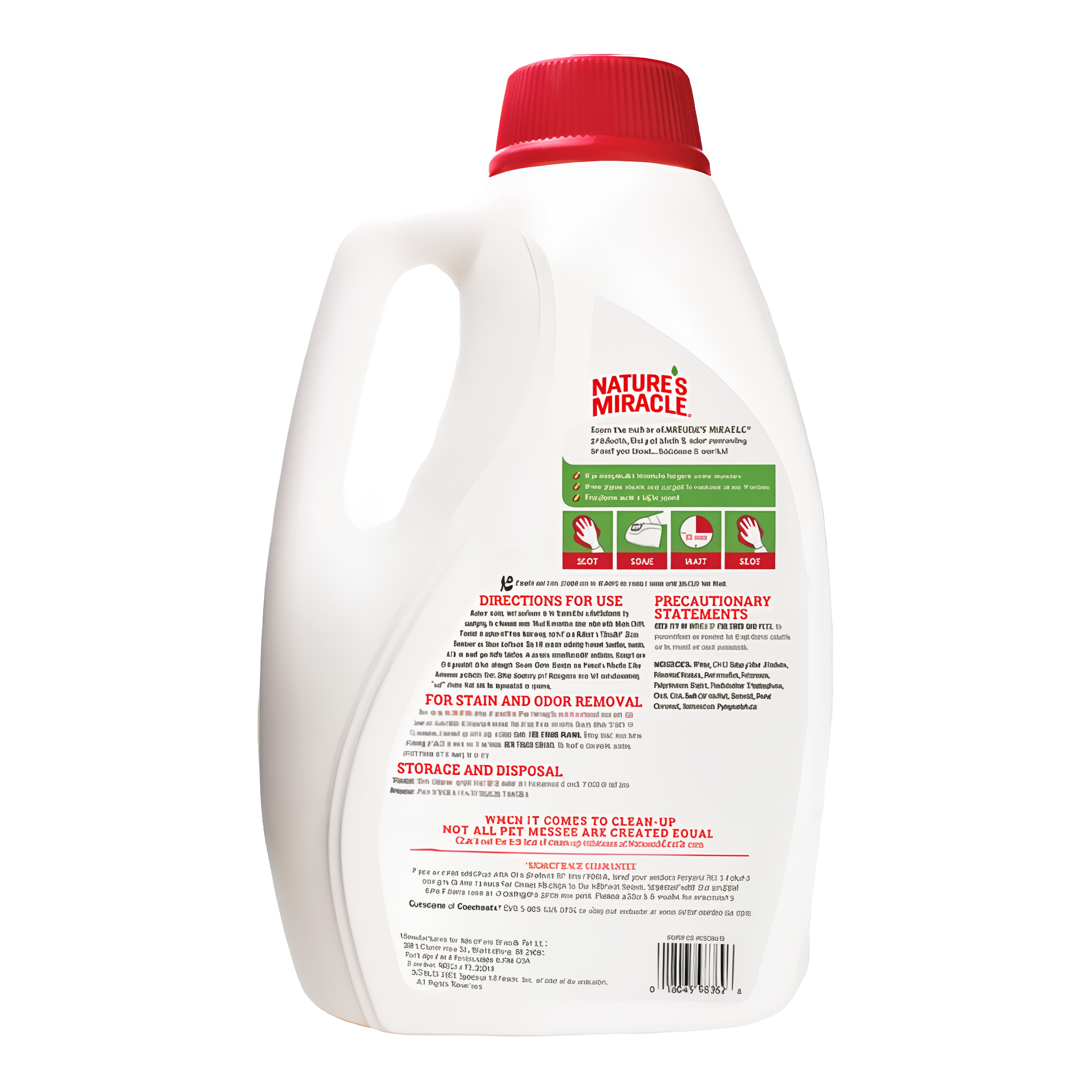 Nature's Miracle Dog Urine Remover with Enzymatic Formula dog urineremover 128oz g02