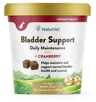 NaturVet Dog Bladder Support + Cranberry Soft Chew