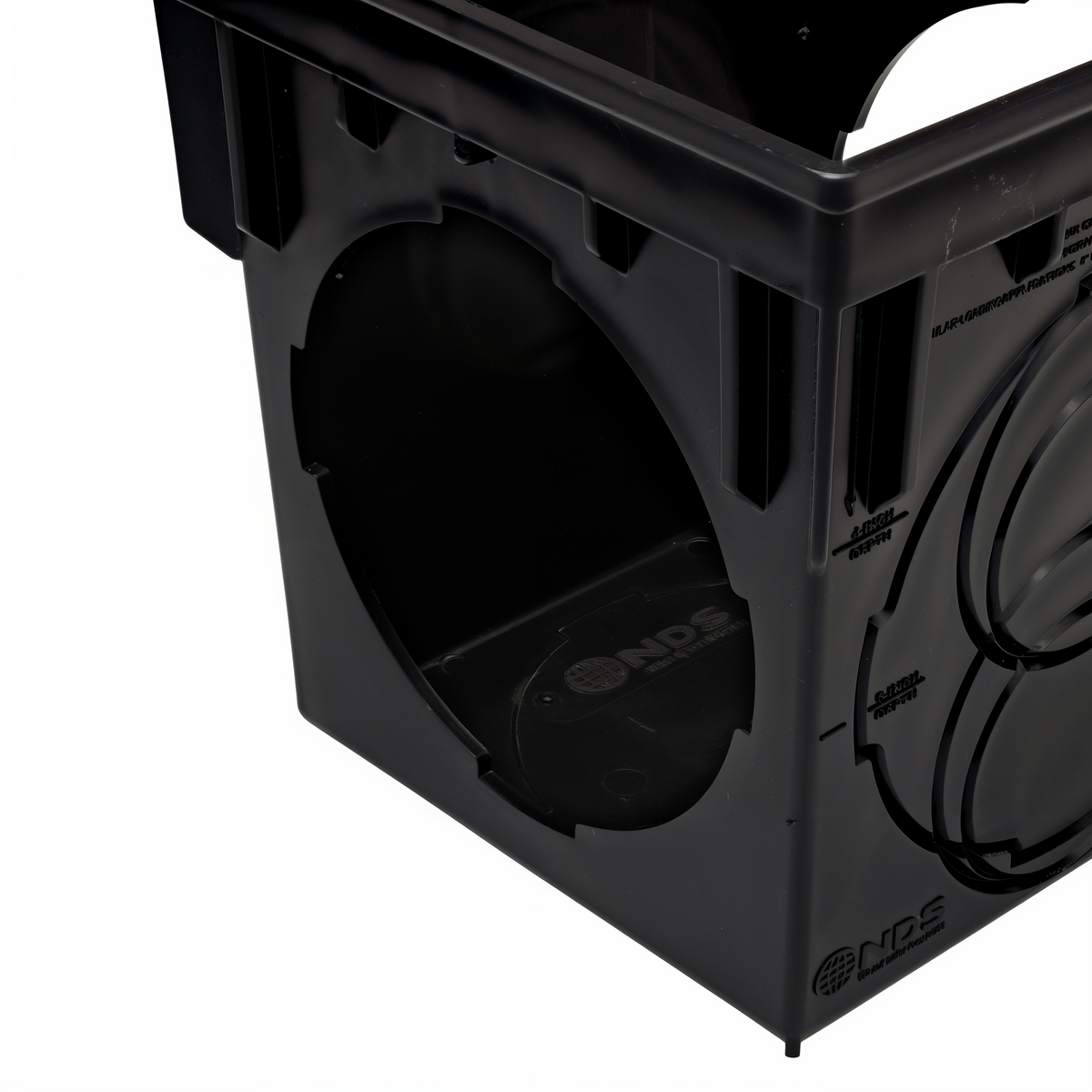NDS 9 in. Square Catch Basin Drain Kit -- detail