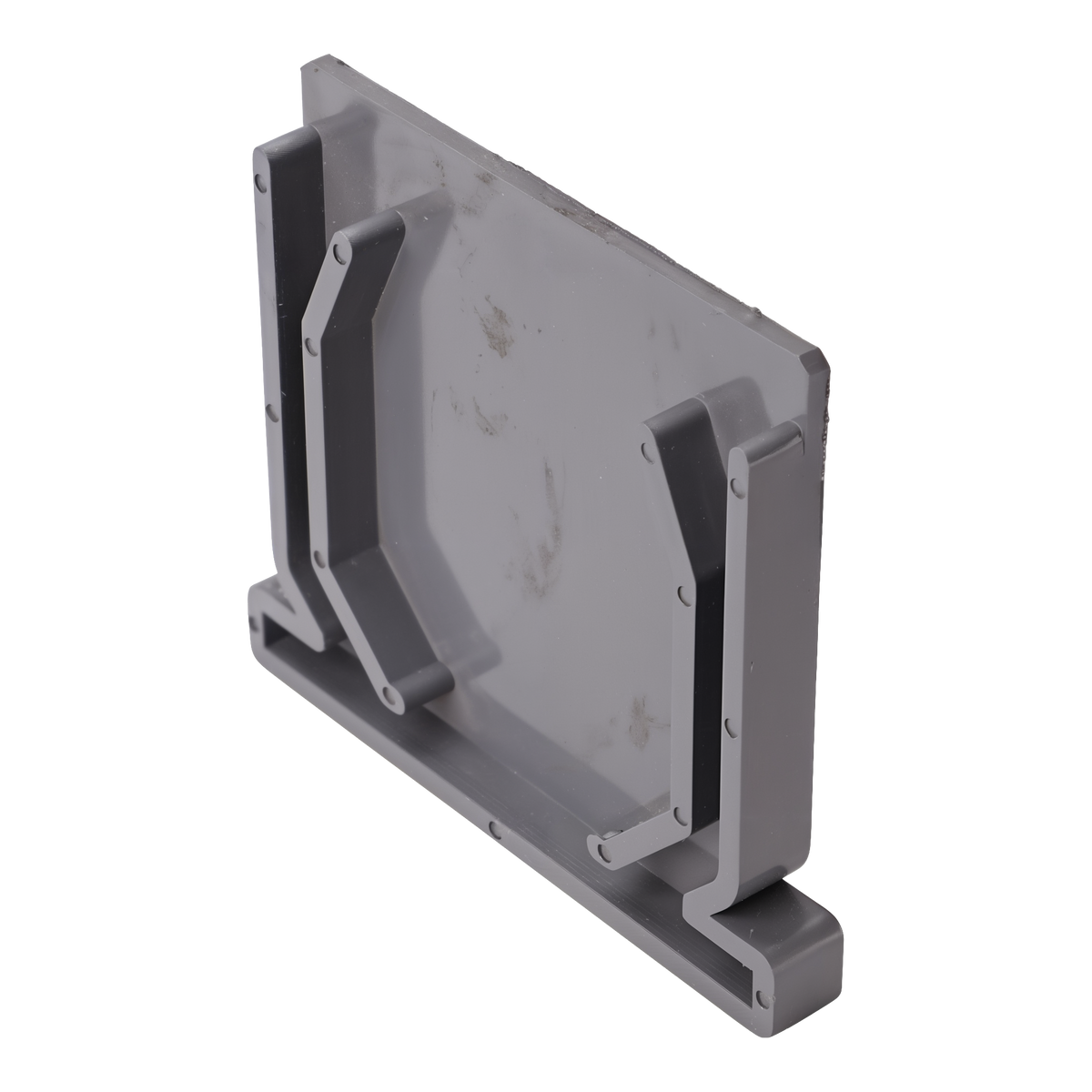 NDS Mini Channel Drain End Cap Gray -- product image