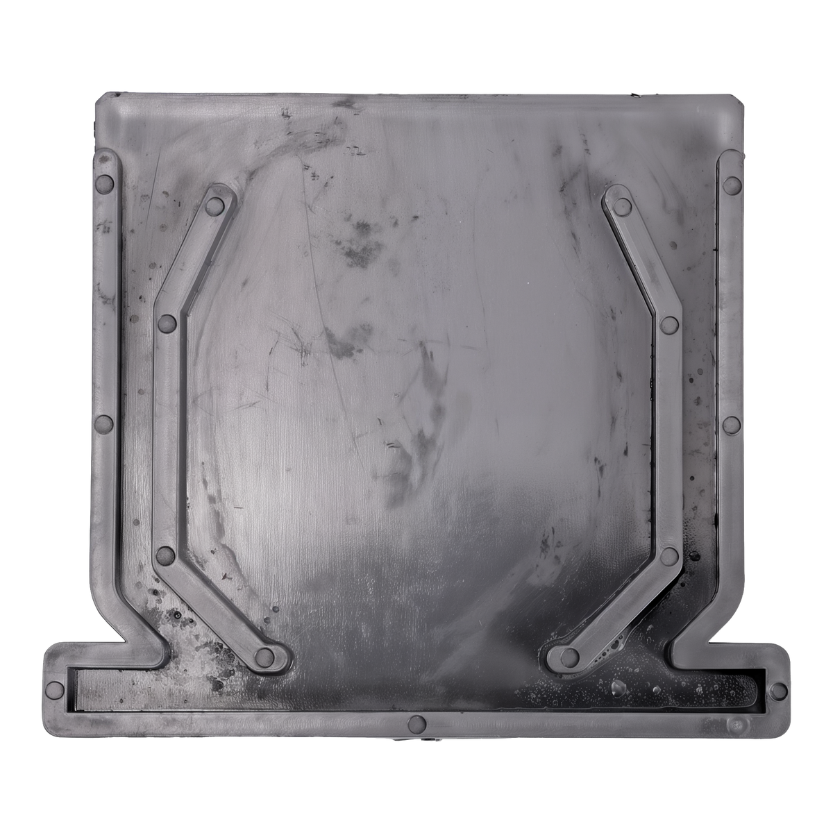 NDS Mini Channel Drain End Cap Gray -- product image