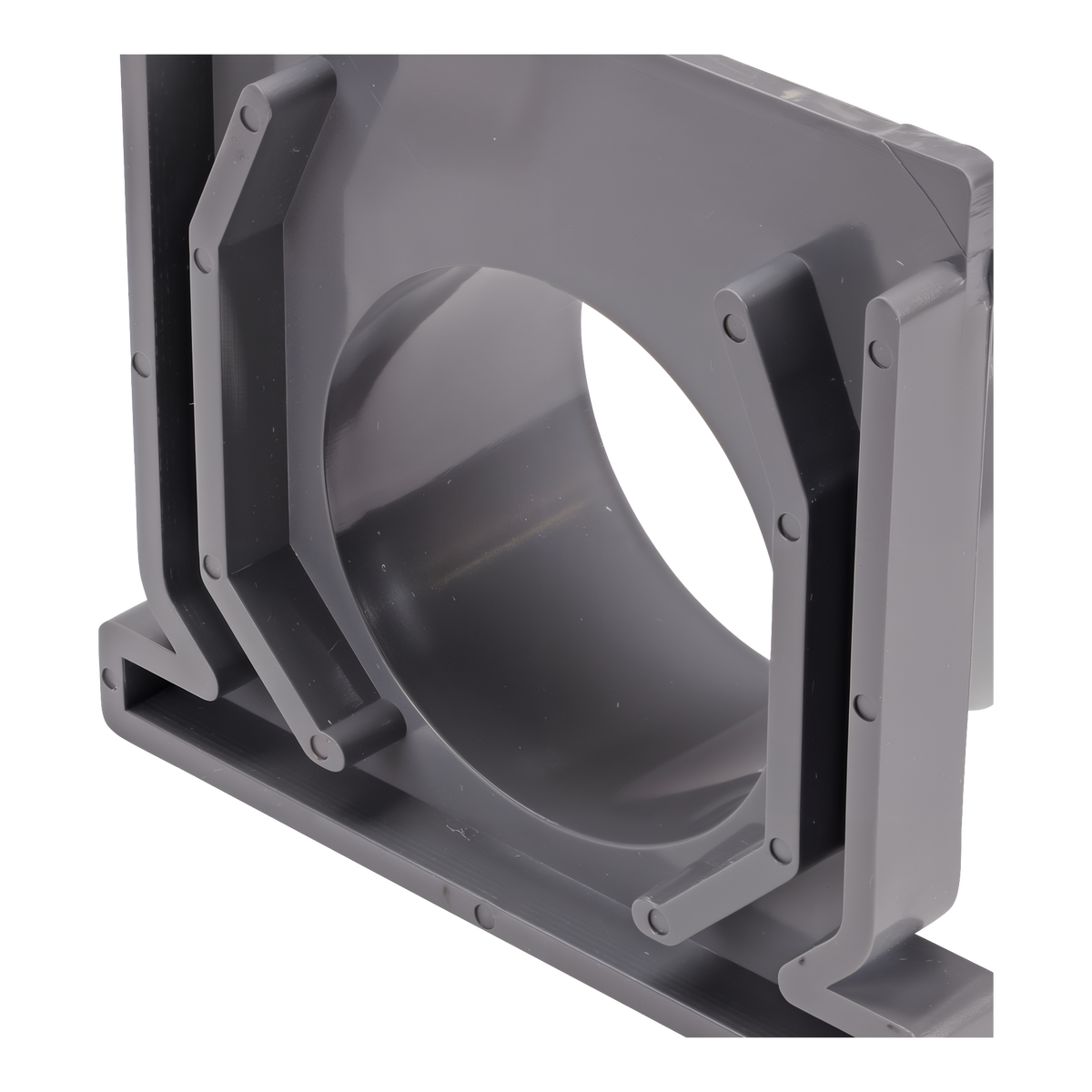 NDS Mini Channel Drain End Outlet -- product image
