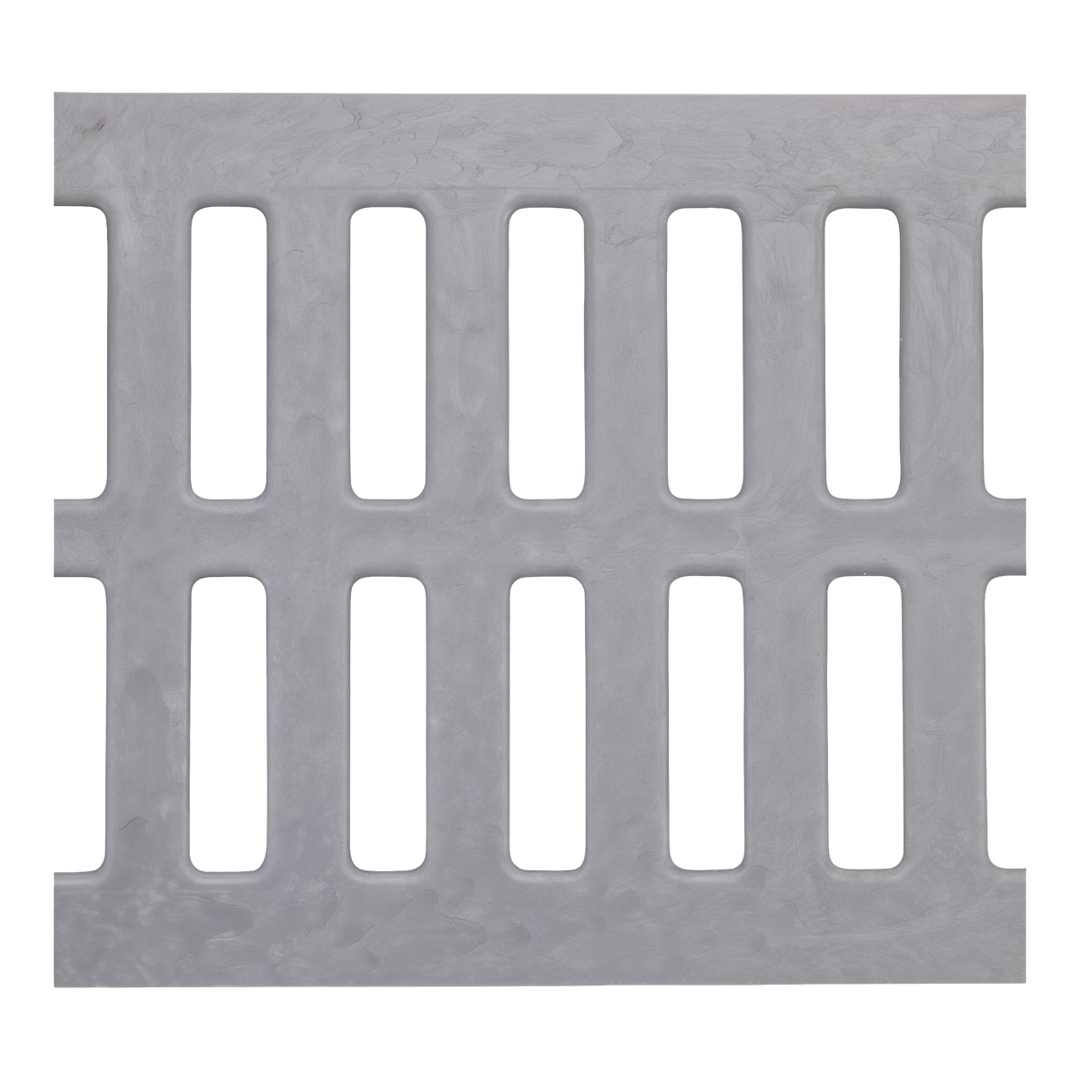 NDS Mini Channel Drain Grate 2-3/4 in. x 3 ft. Gray -- product image
