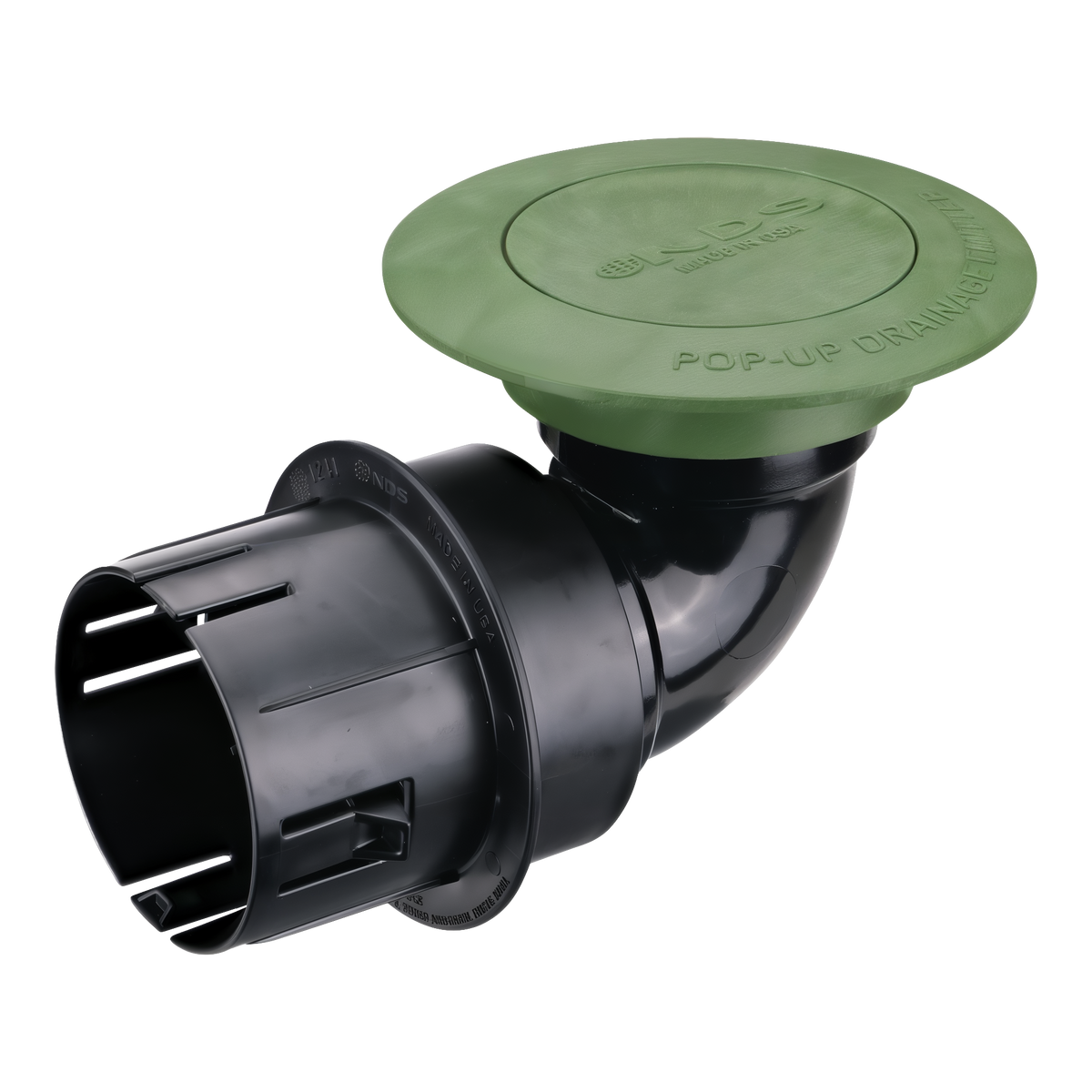 NDS Pop-Up Drainage Emitter with Elbow and Adapter 3 in. and 4 in. -- product image