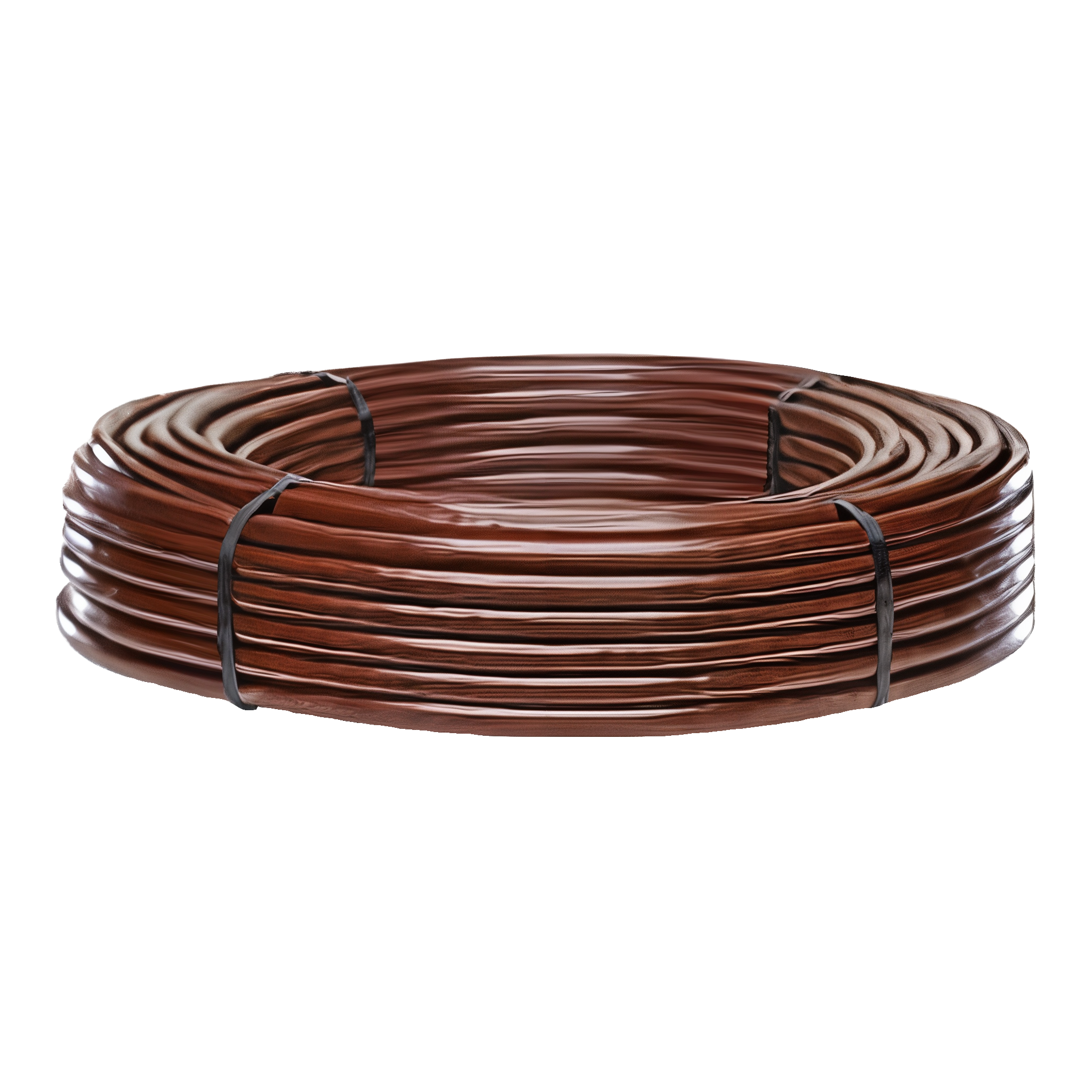 Netafim Techline CV 17mm 0.92 GPH dripline 100 foot roll coil on transparent background