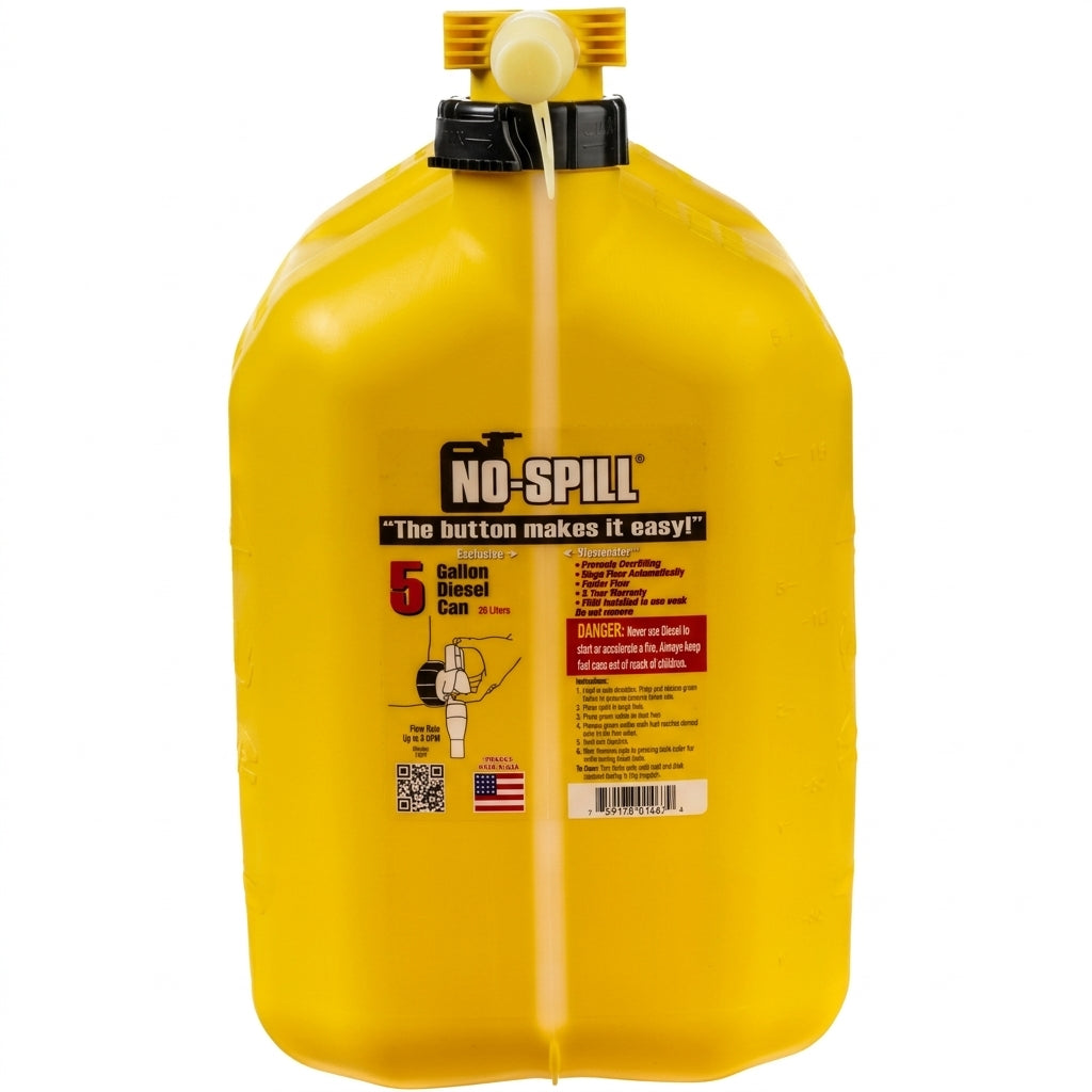 No-Spill 5 Gallon Diesel Gas Can