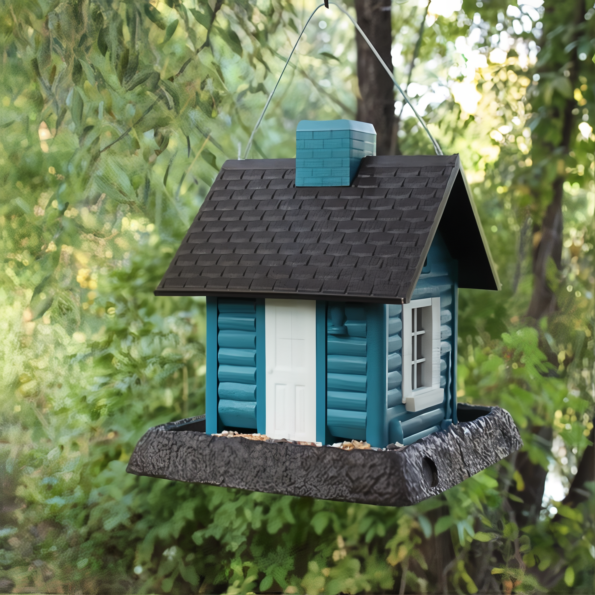 North States Lakeside Cabin Hopper Bird Feeder