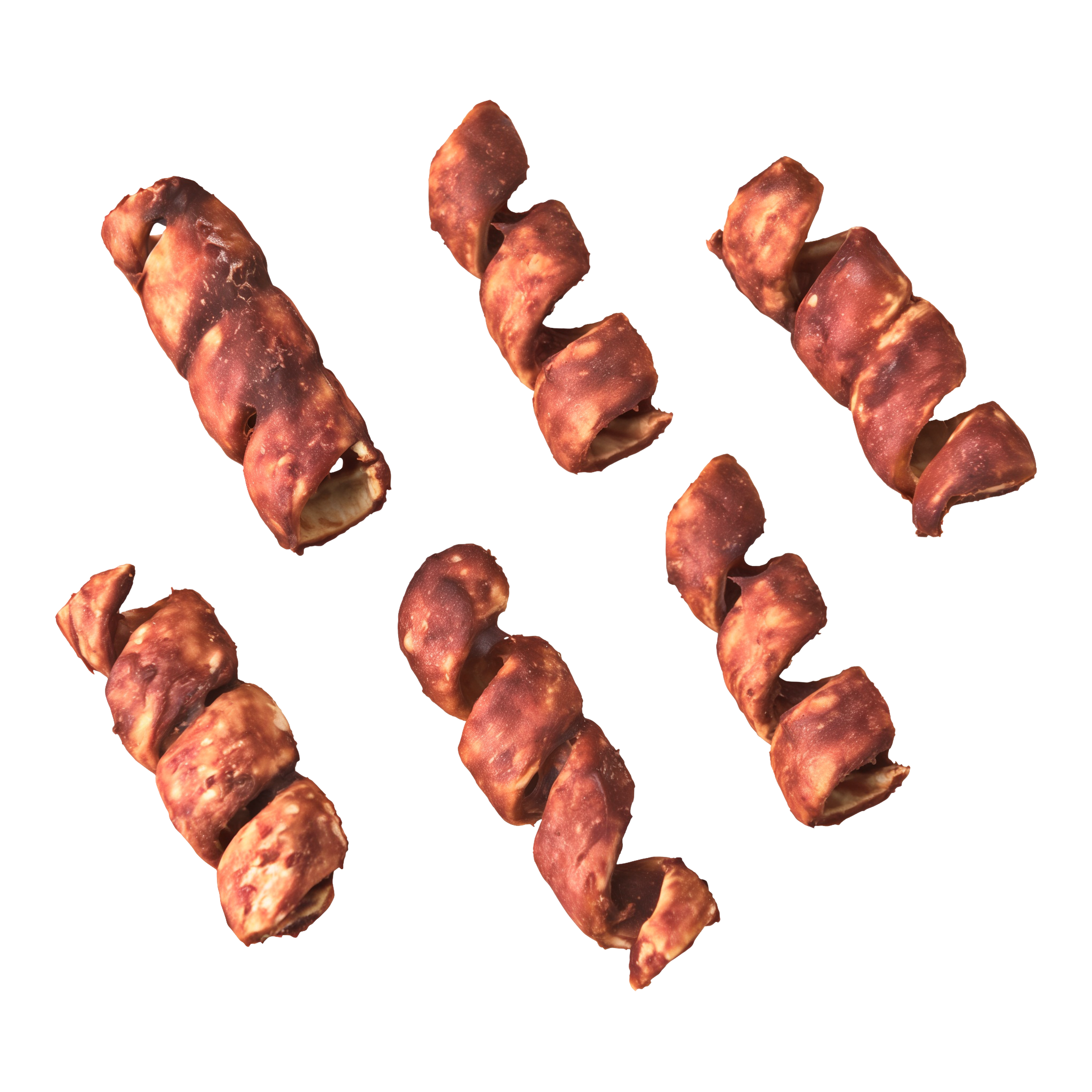 Fieldcrest Farms Nothin' to Hide Bully Spirals Dog Chews 3 in 6-Pack