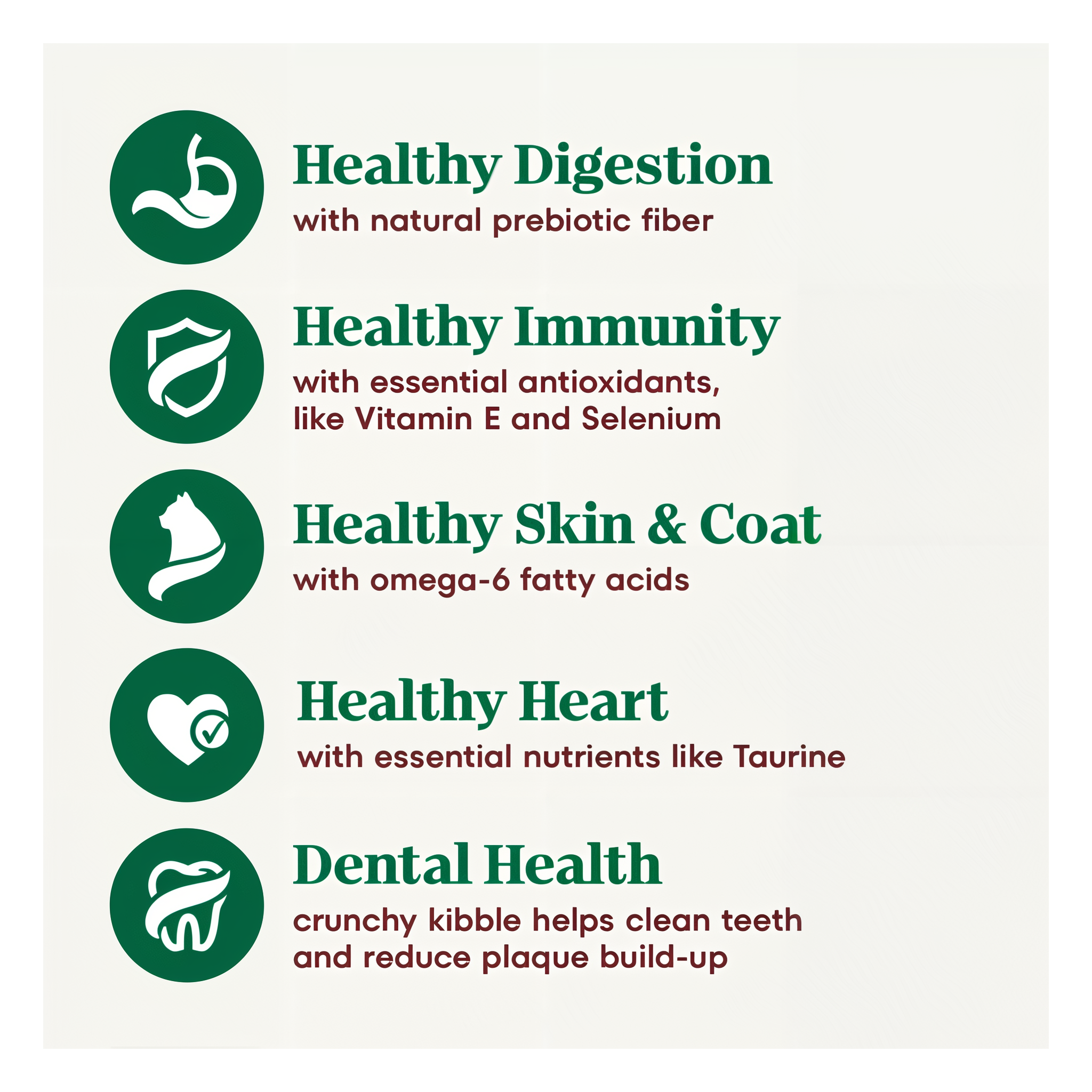 Recipe benefit highlights