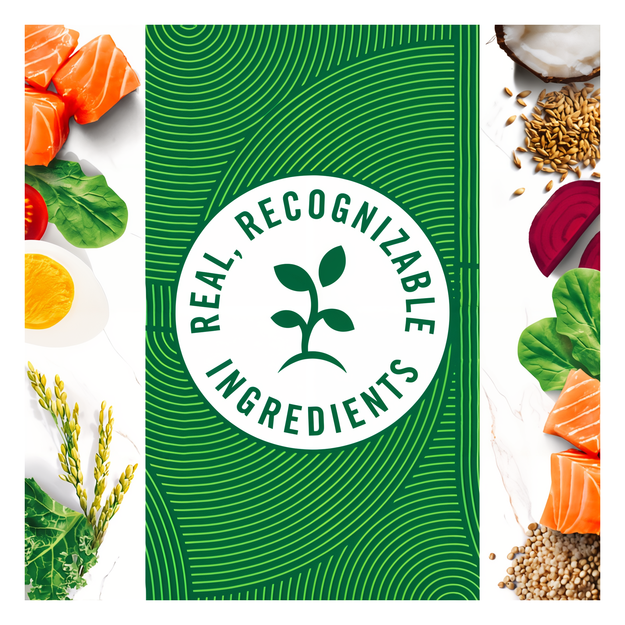 Real, recognizable ingredients