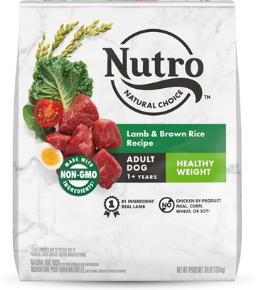 Nutro Natural Choice Adult Healthy Weight Dry Dog Food Lamb and Brown Rice