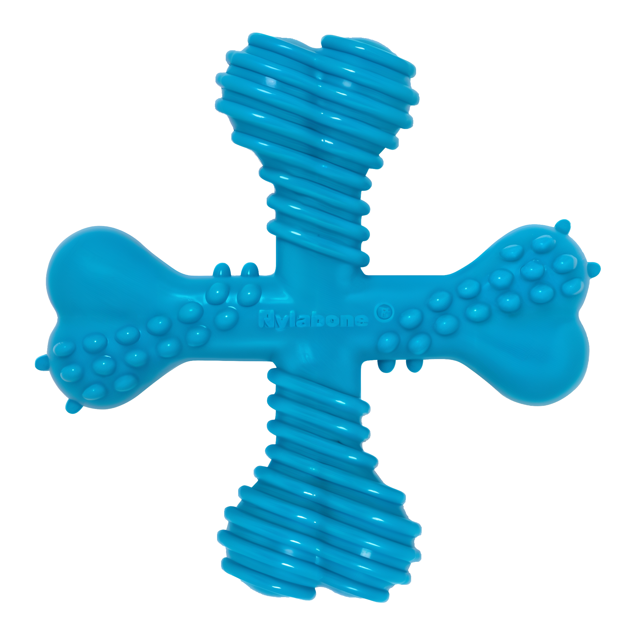 Nylabone Power Chew Comfort Hold X Bone Beef out of package (Regular)