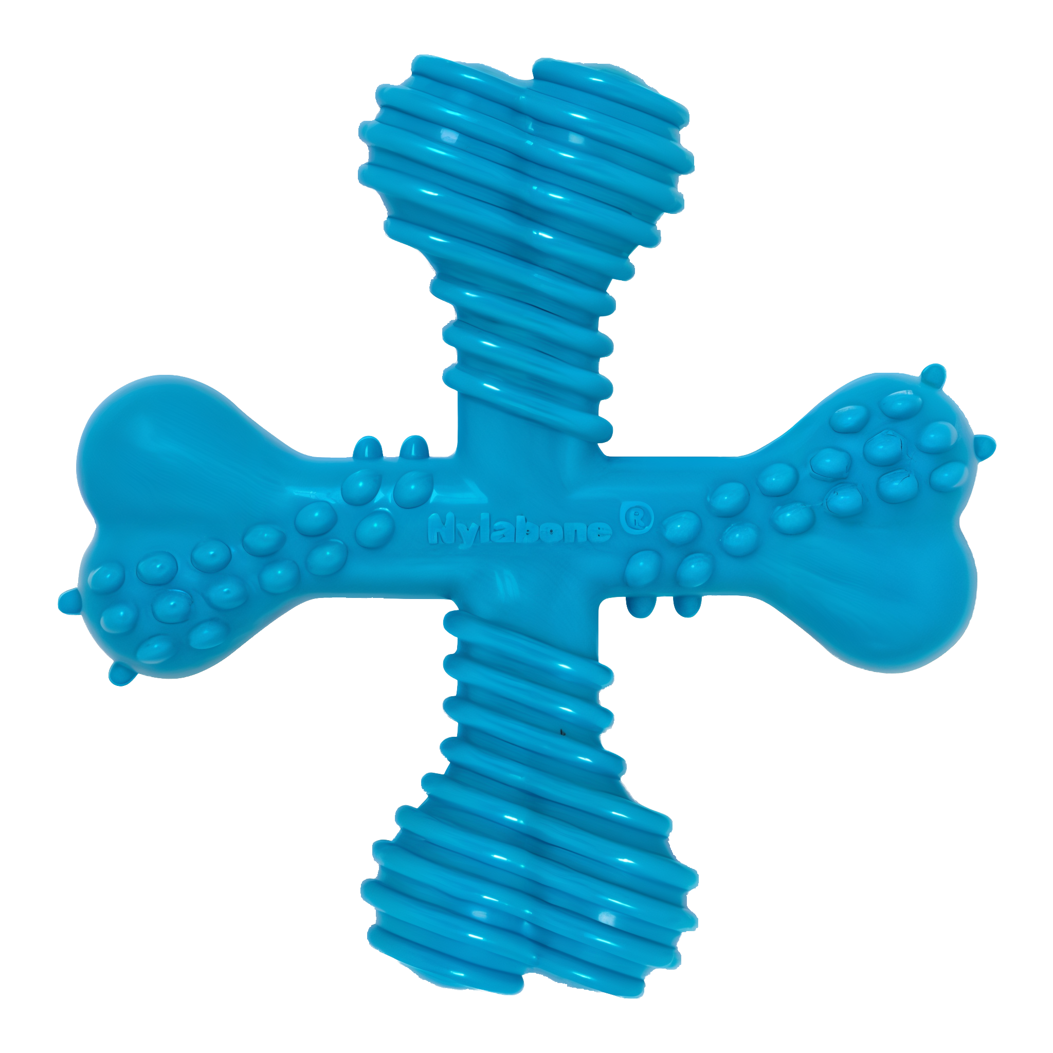 Nylabone Power Chew Comfort Hold X Bone Beef out of package (Giant)