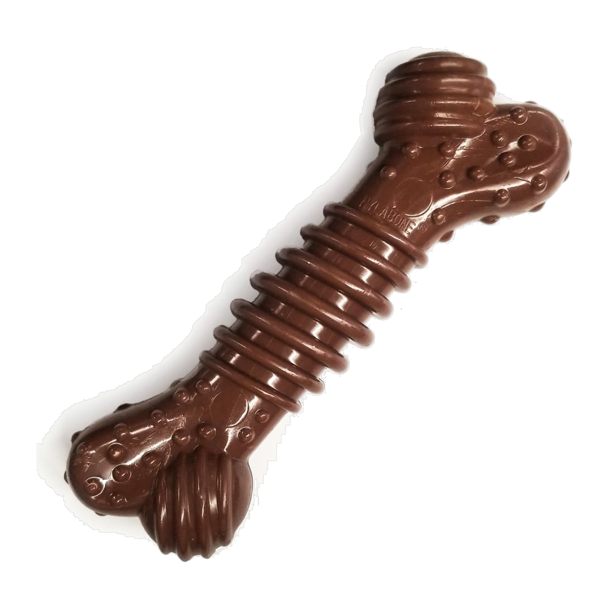 Groove Bone chew toy out of package showing flavor medley texture