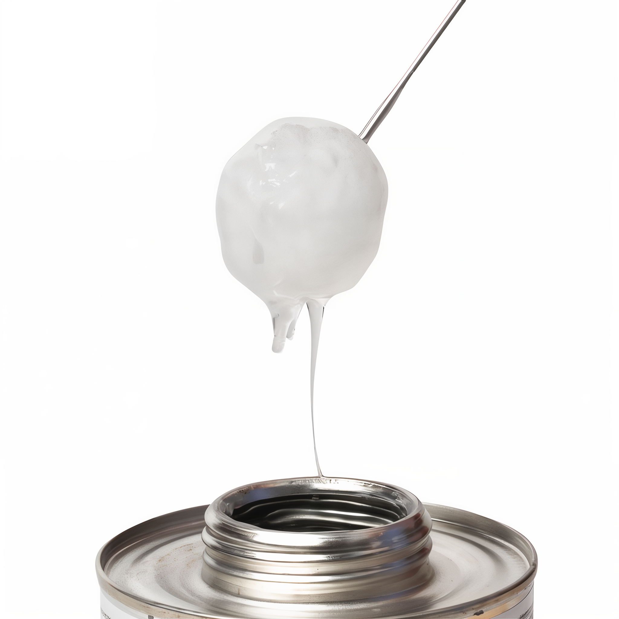 Oatey Medium Clear PVC Cement dauber applicator close-up