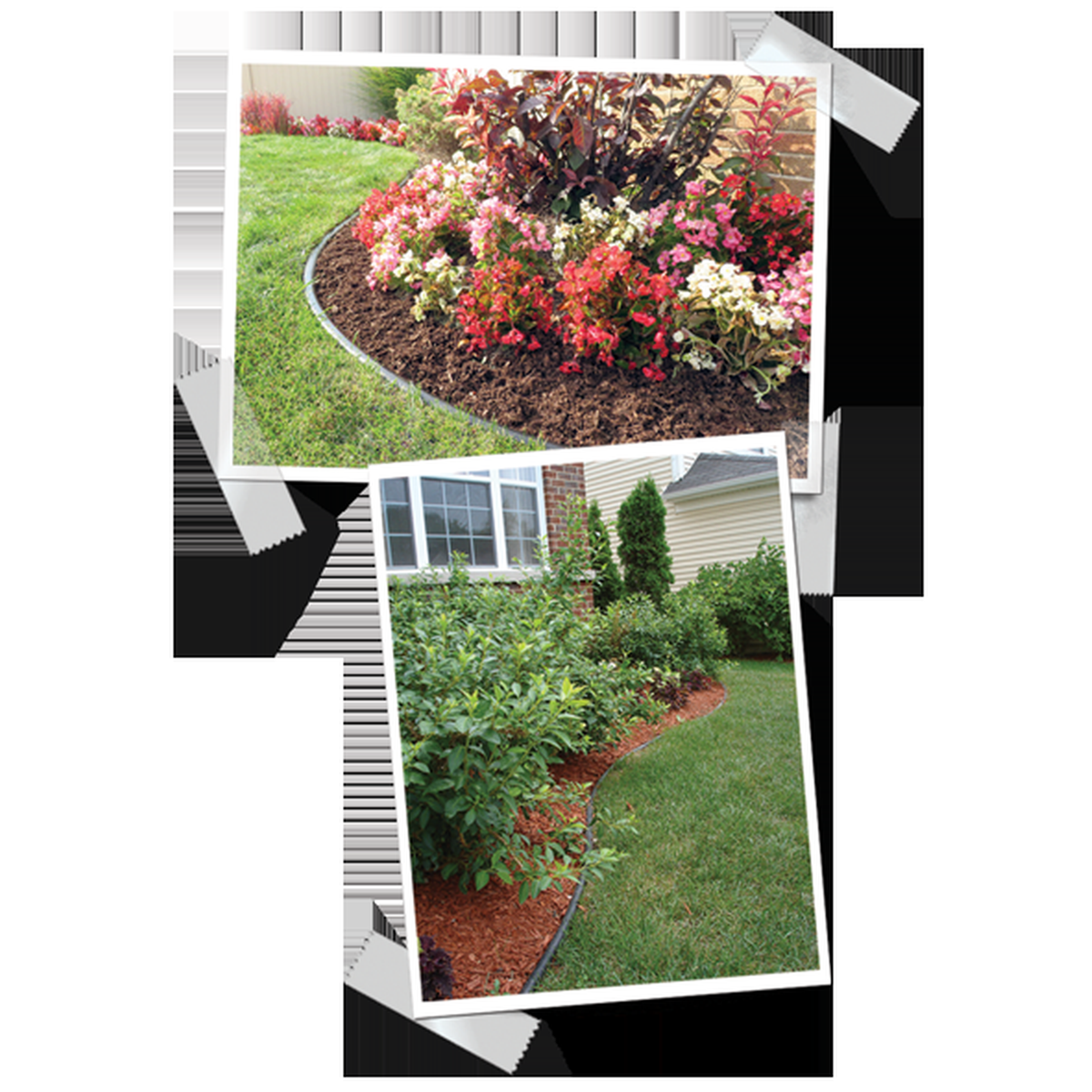 Oly-Ola Black Edg-Knight 20 ft. x 5 in. Landscape Edging -- lifestyle
